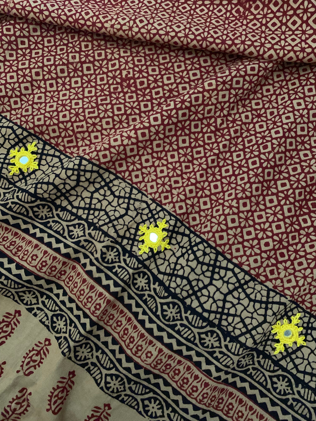 Natural Dyed Bagh Block Print Cotton Suit