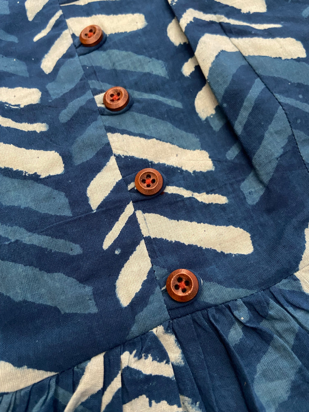 Handcrafted Bagru Midi Dress