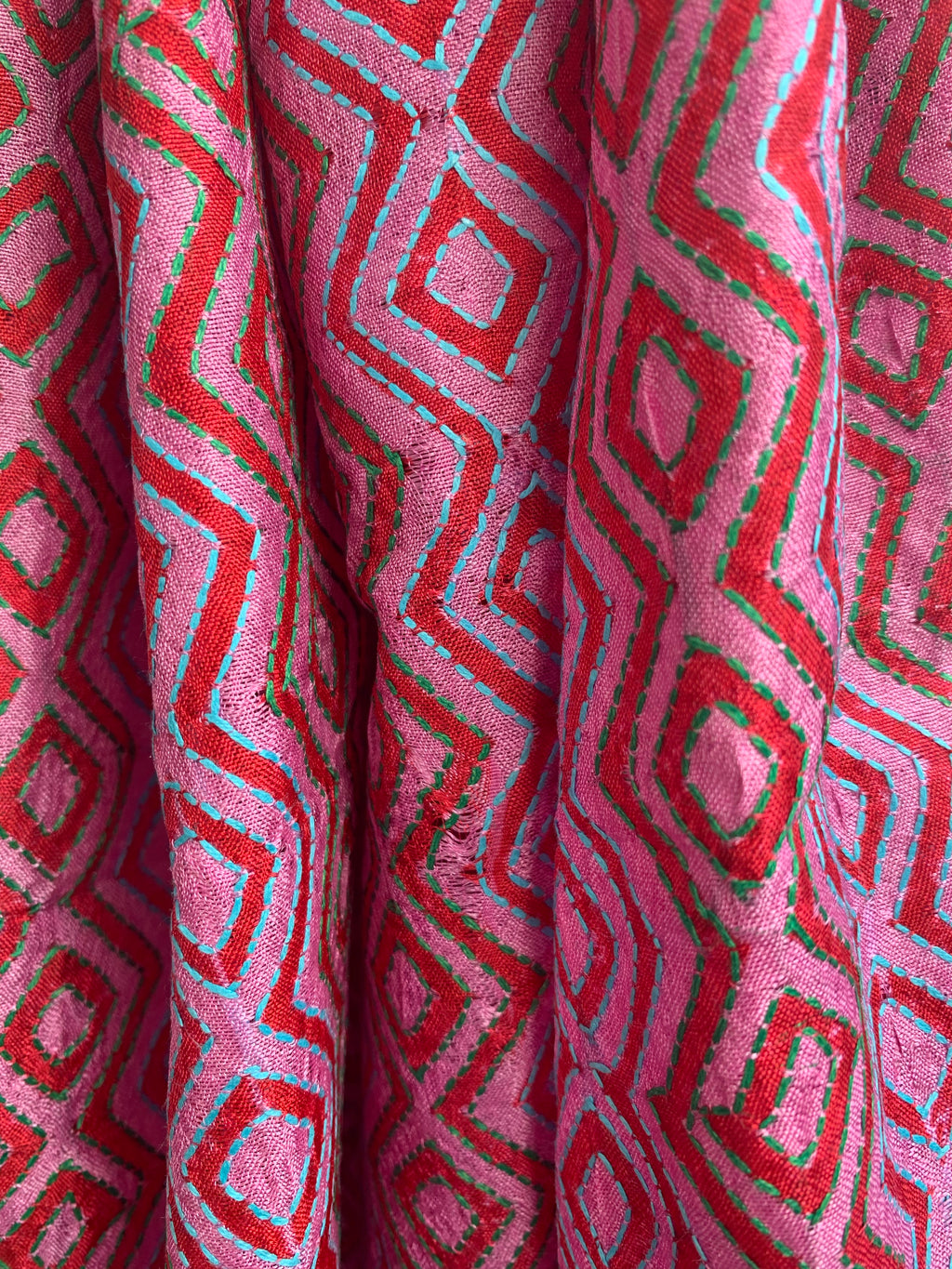 Handcrafted Kantha Cotton Silk Dupatta