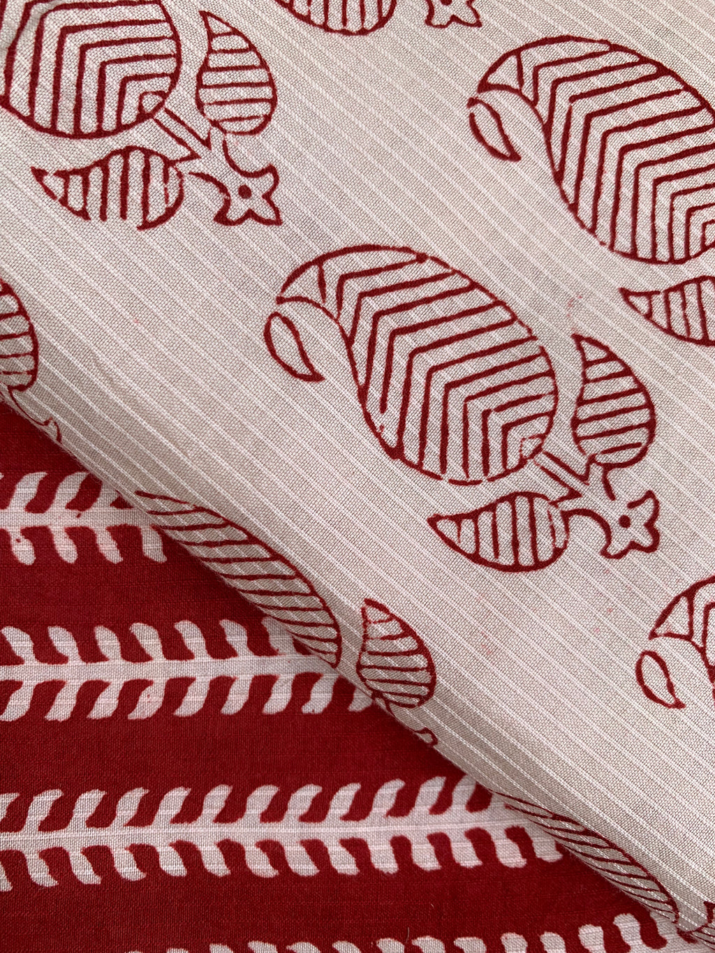 Handblock Maheshwari Bagh Suit
