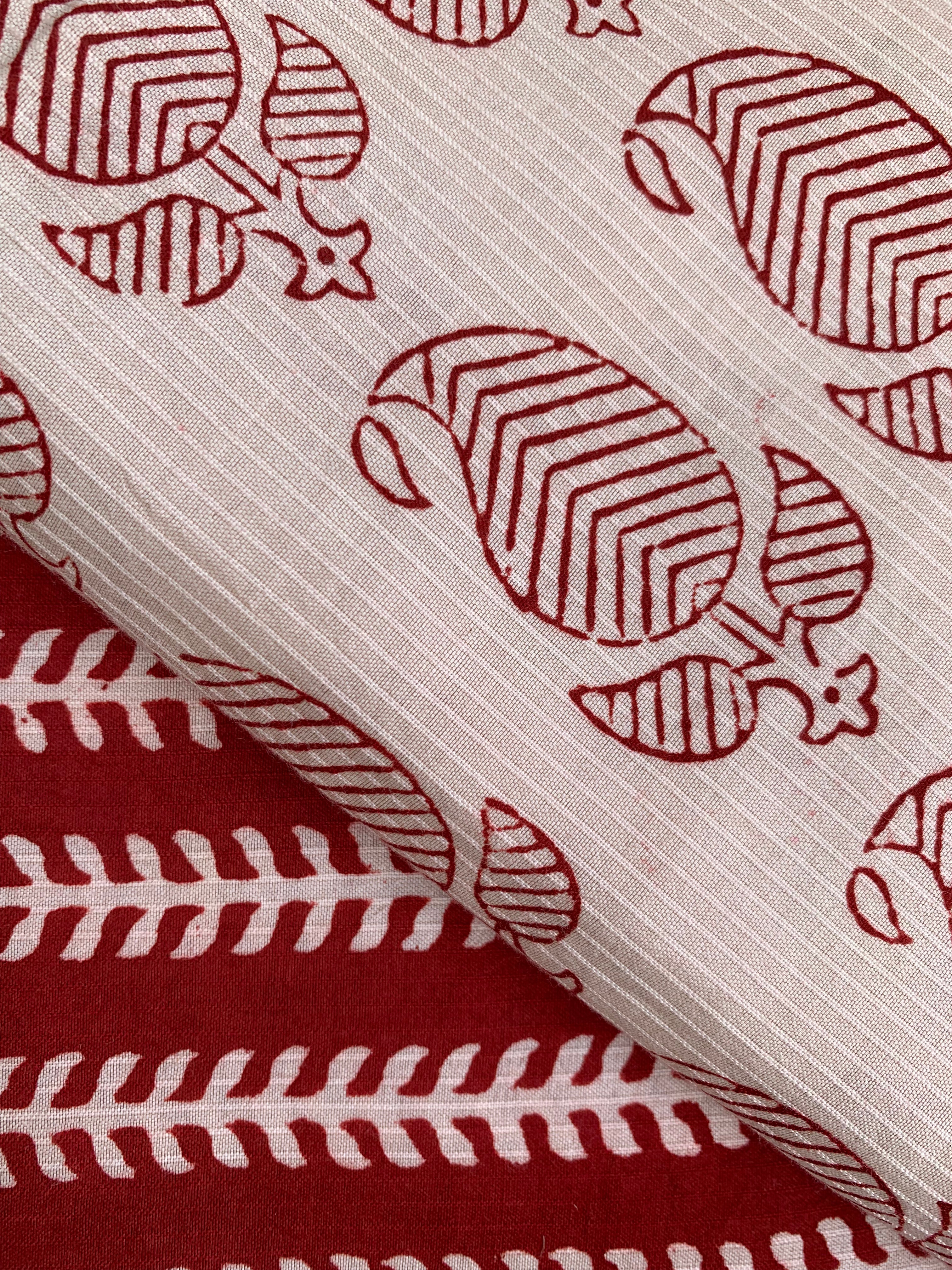 Handblock Maheshwari Bagh Suit