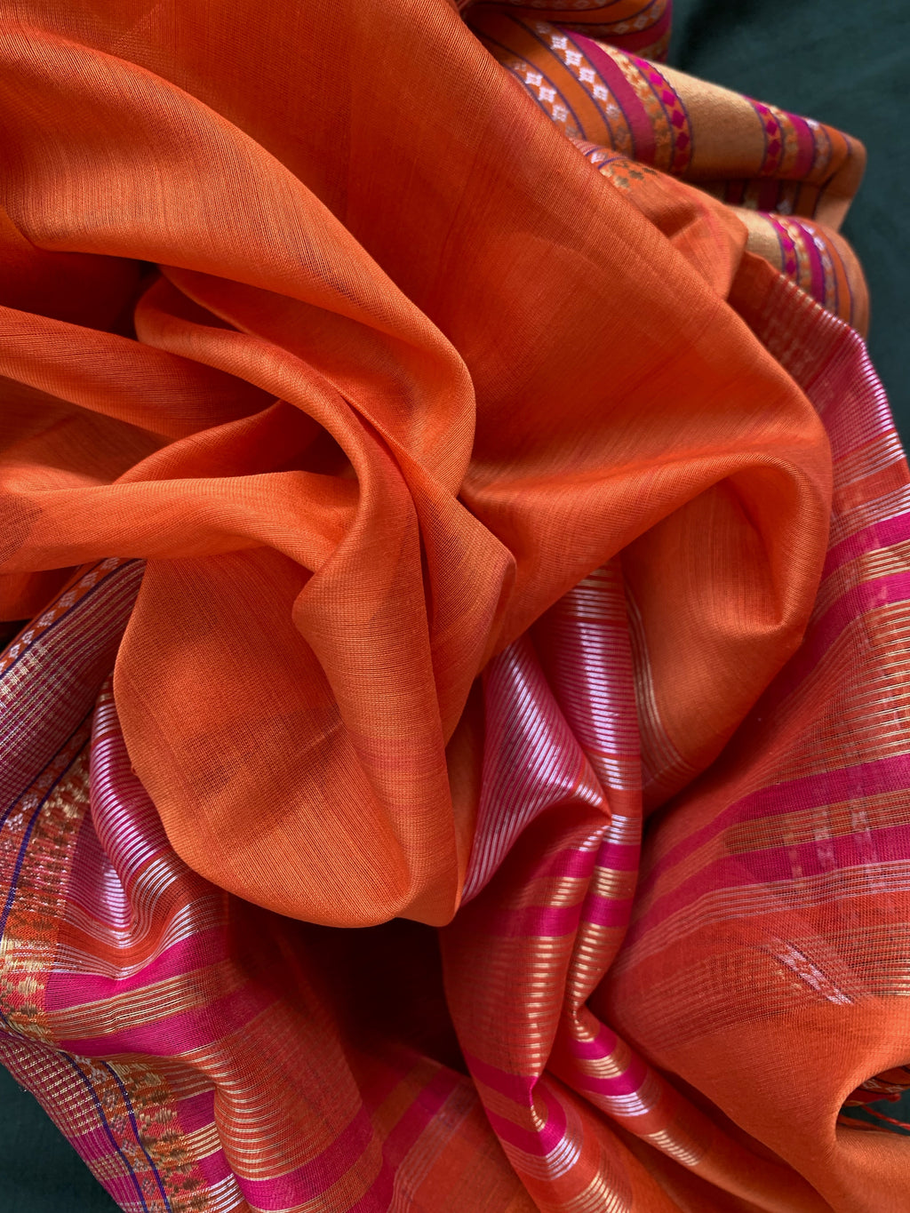 Handwoven Maheshwari Kurta dupatta set