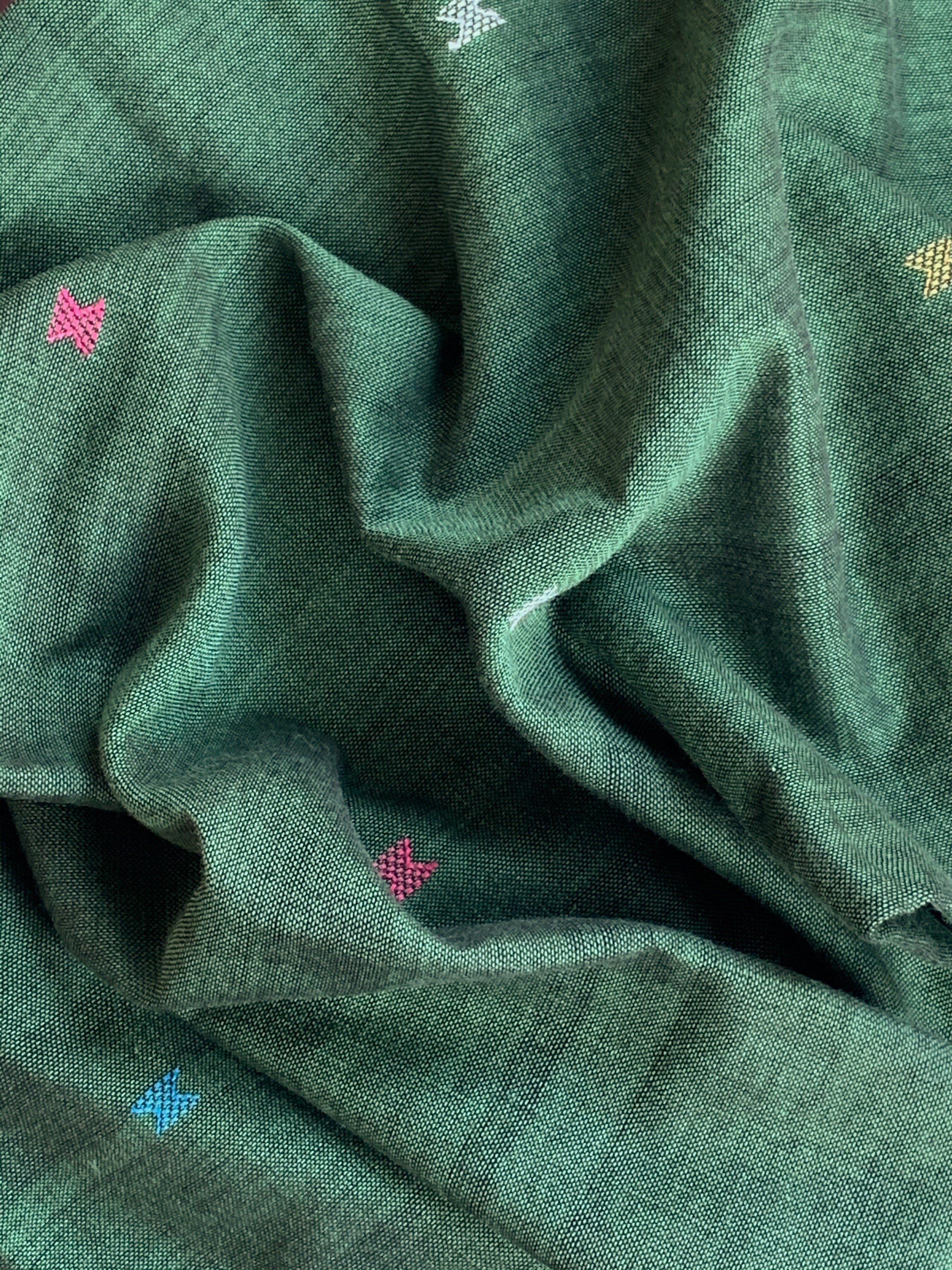 Handwoven Bhujodi Kurta Dupatta Set