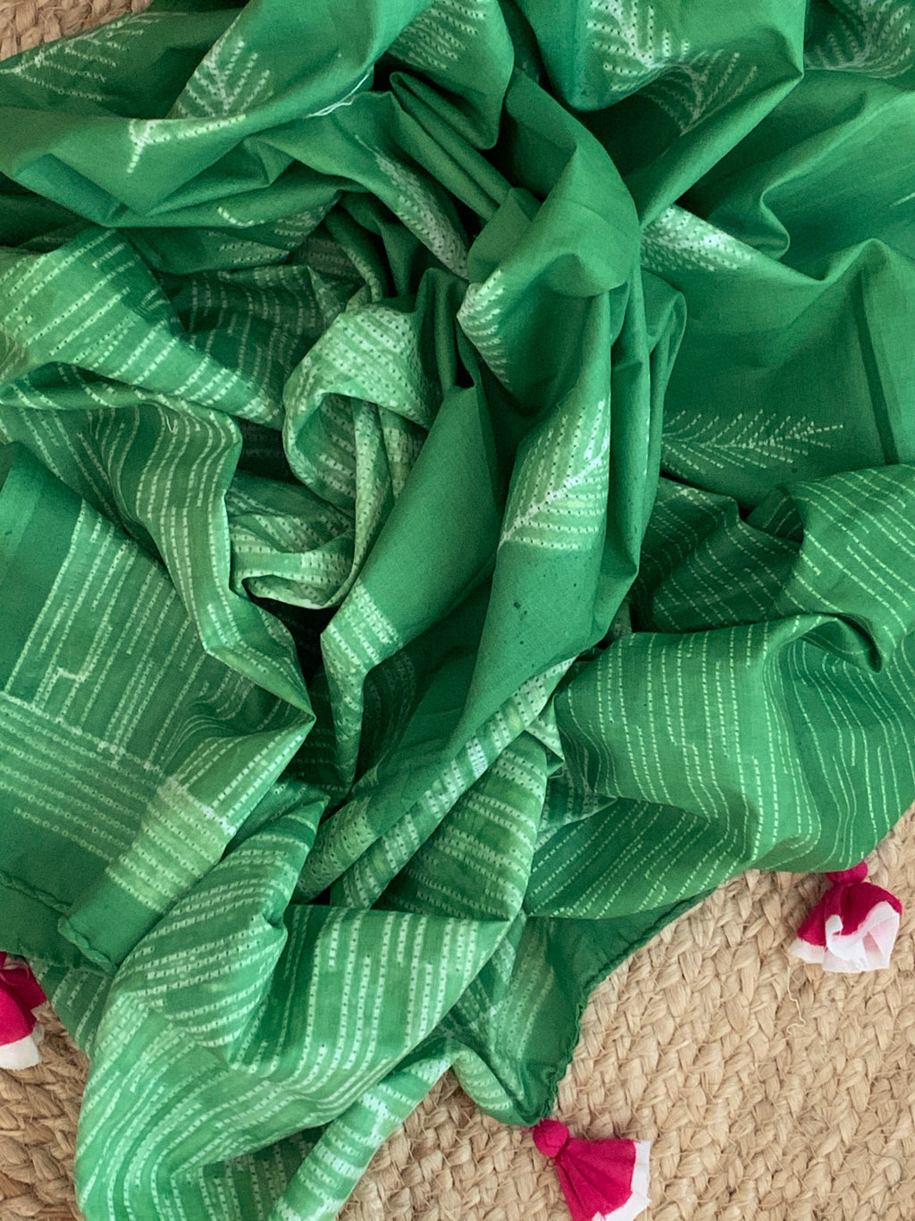 Handcrafted Shibori Kurta Dupatta Set