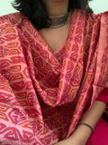 Handcrafted Kantha Cotton Silk Dupatta