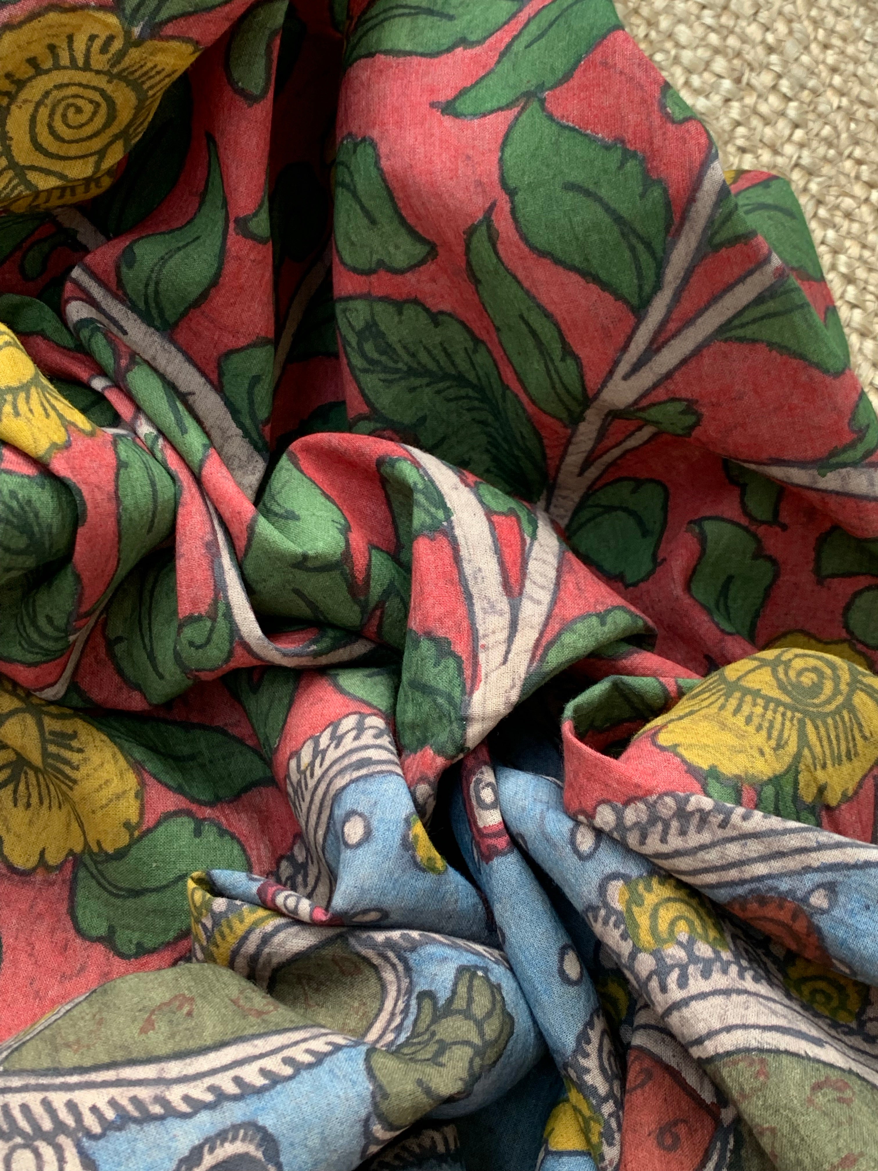 Handcrafted Kalamkari Kurta Dupatta Set