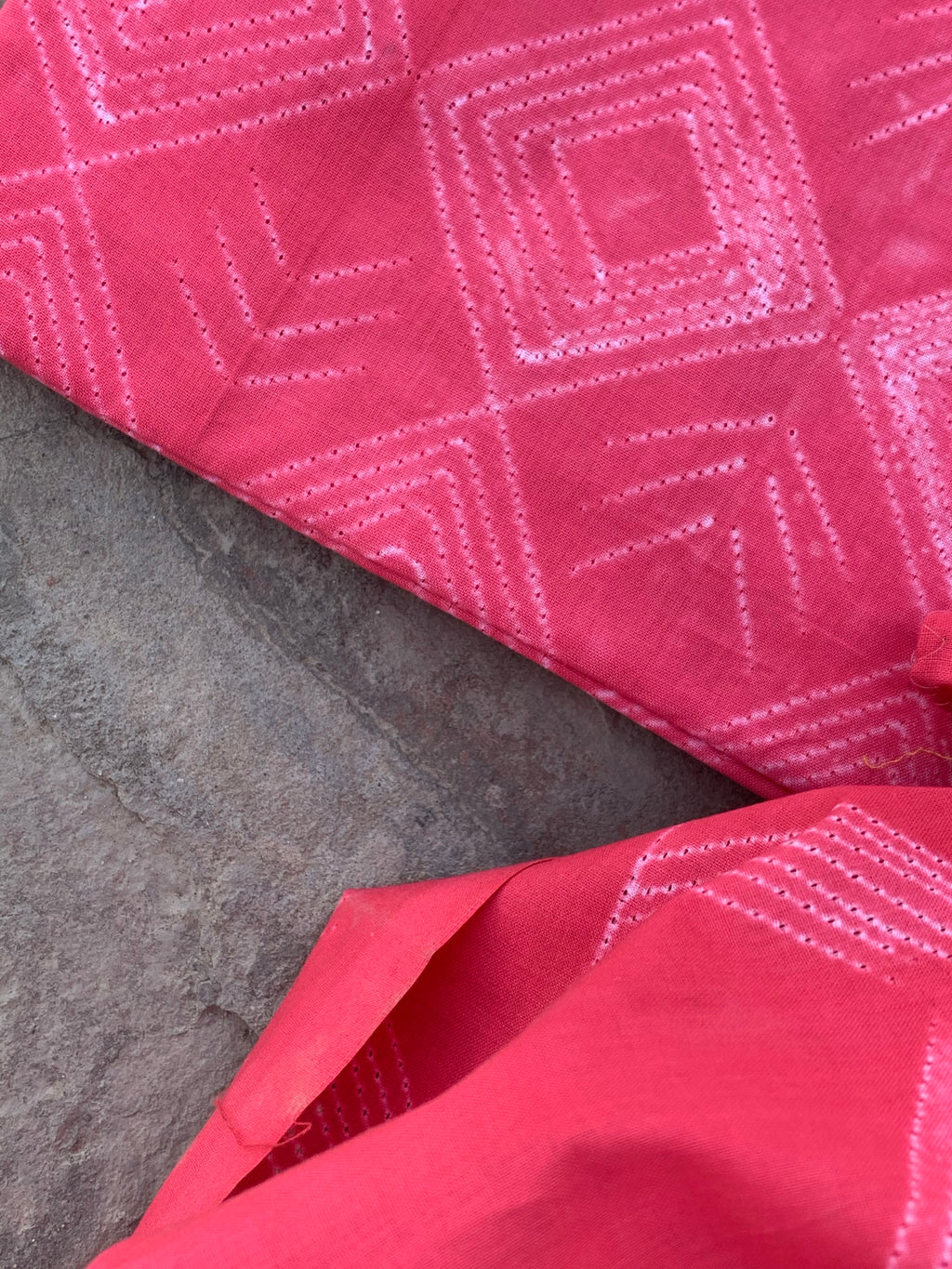 Handcrafted Shibori Kurta Dupatta Set