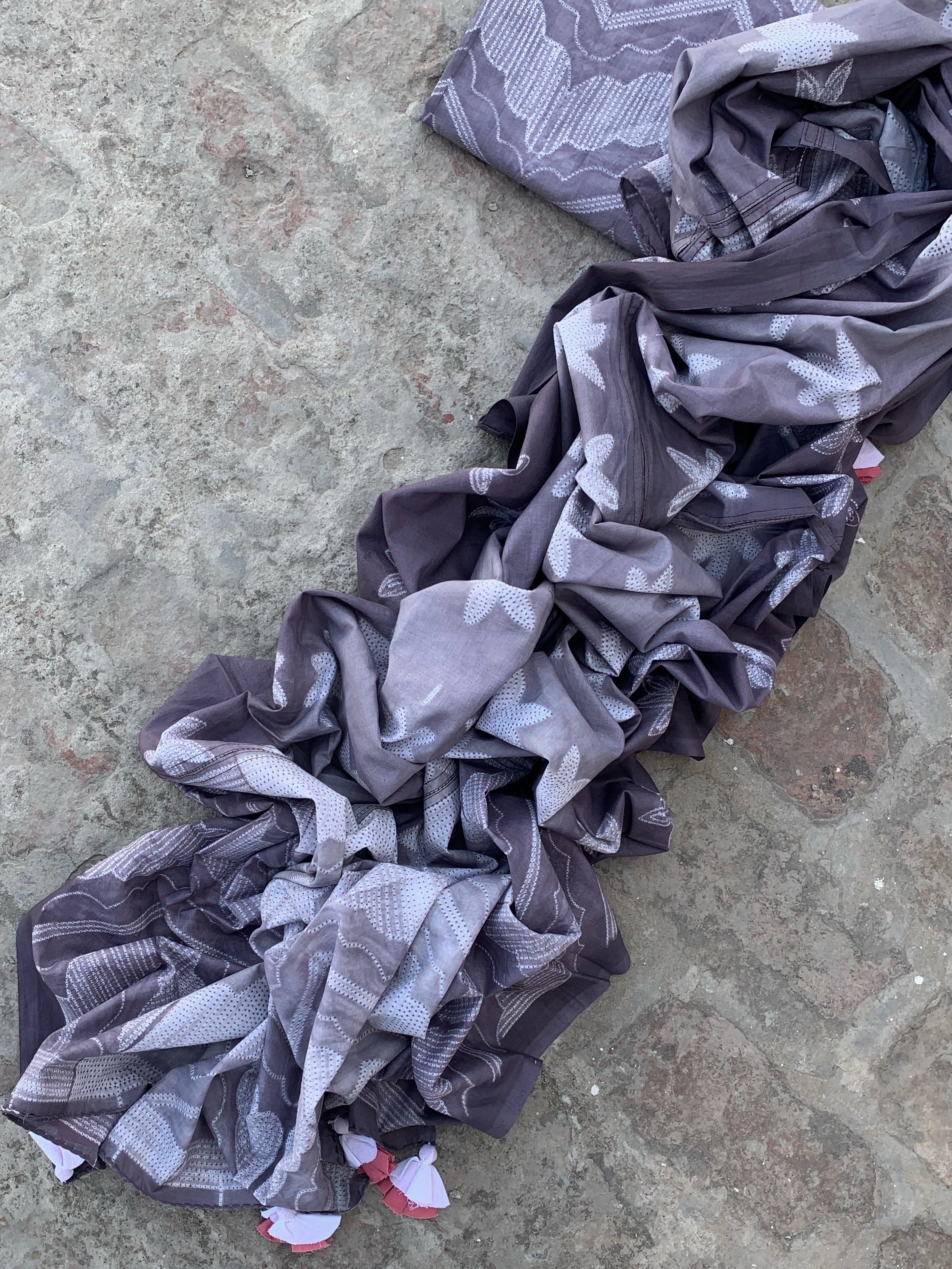 Handcrafted Shibori Kurta Dupatta Set