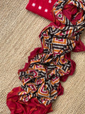 Handwoven Double Ikat Kurta Dupatta Set
