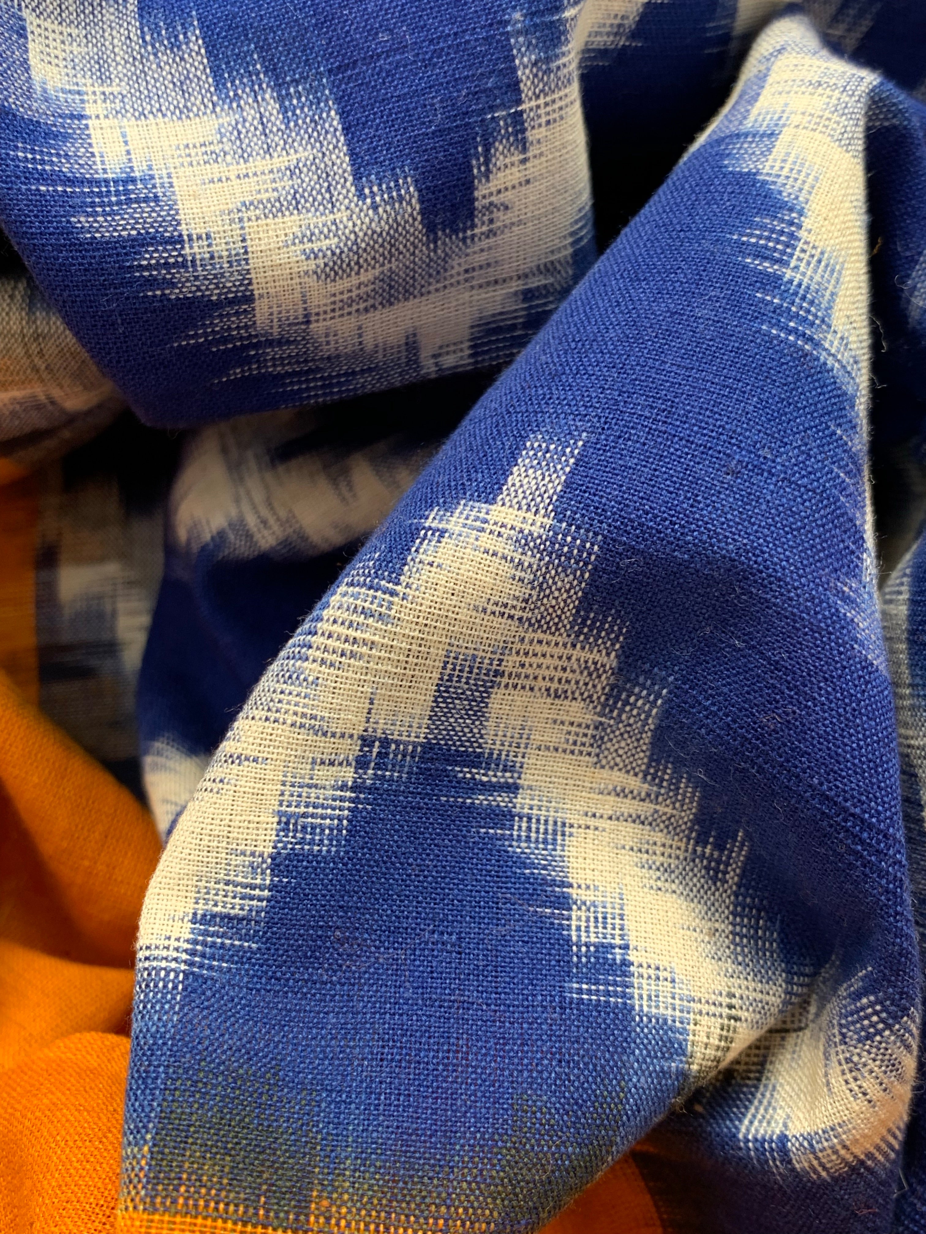 Handwoven Double Ikat Kurta  Dupatta set