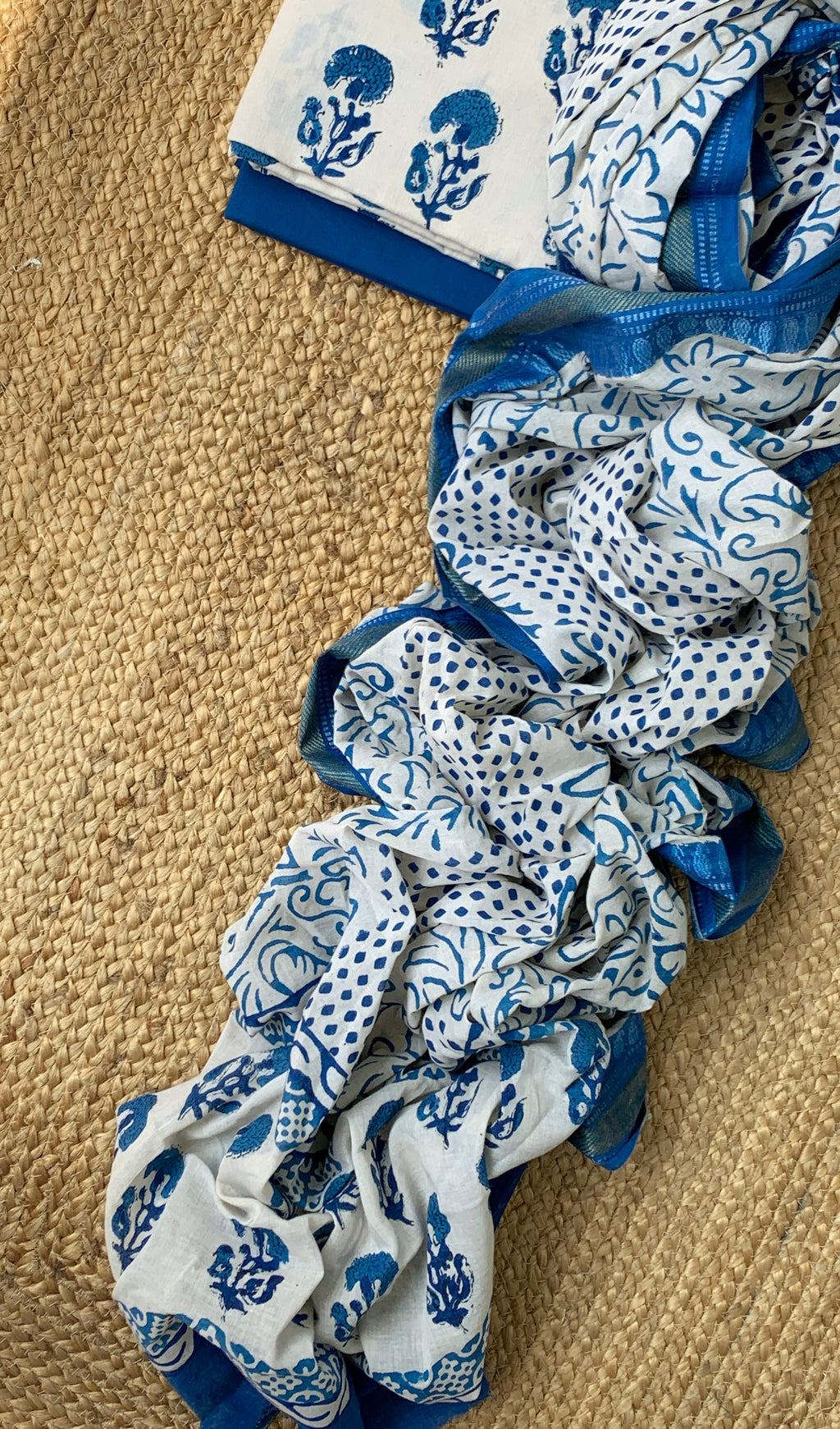 Handblock Cotton Suit