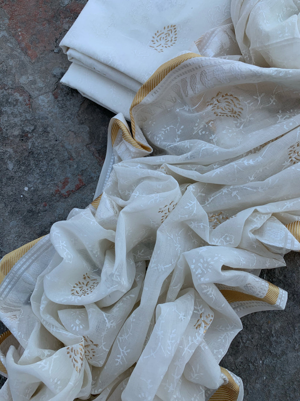 Handblock Cotton Suit