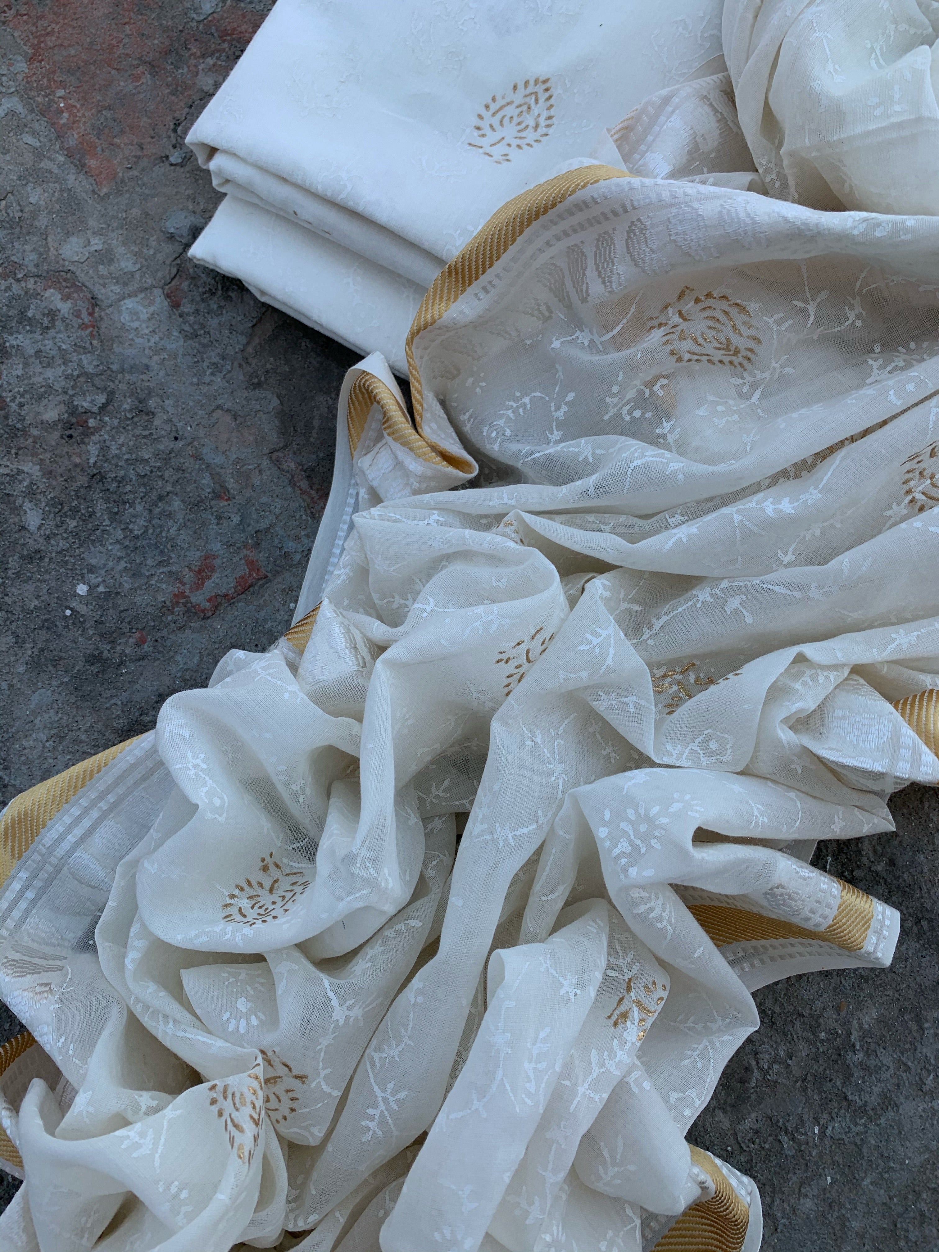 Handblock Cotton Suit