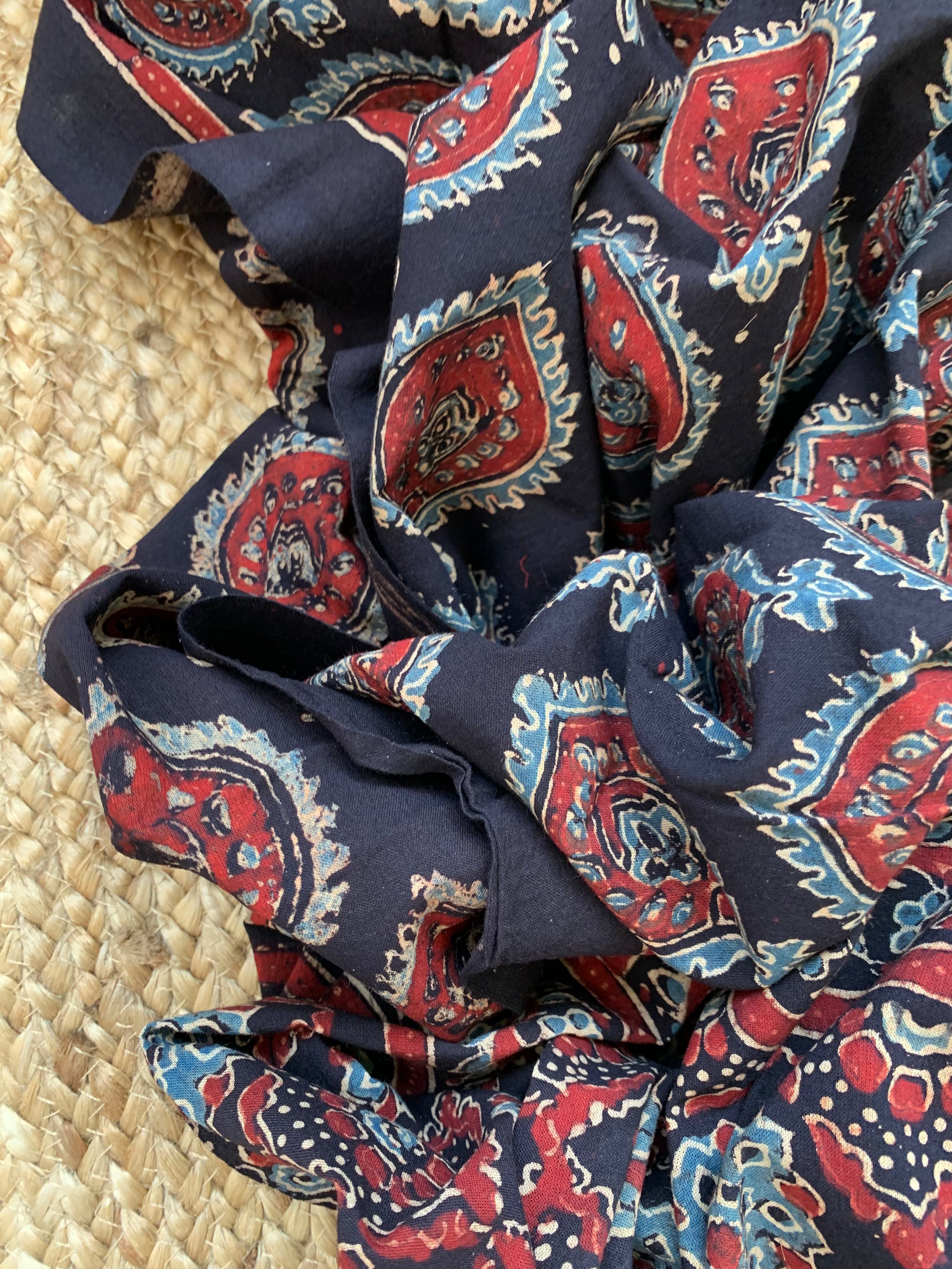 Handcrafted Bandhani Ajrakh Cotton Suit