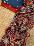 Handcrafted Bandhani Ajrakh Cotton Suit