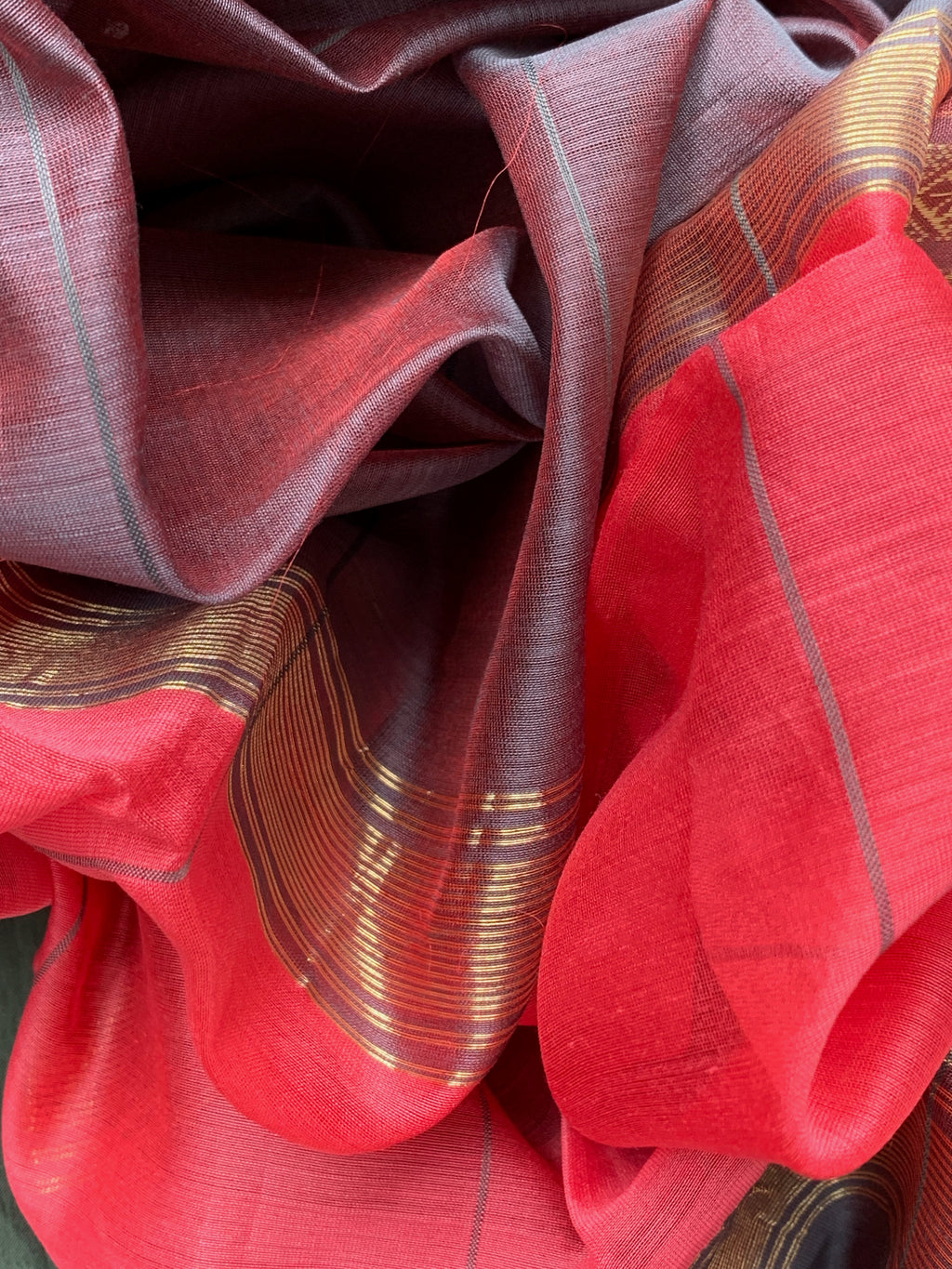 Handwoven Maheshwari Kurta dupatta set