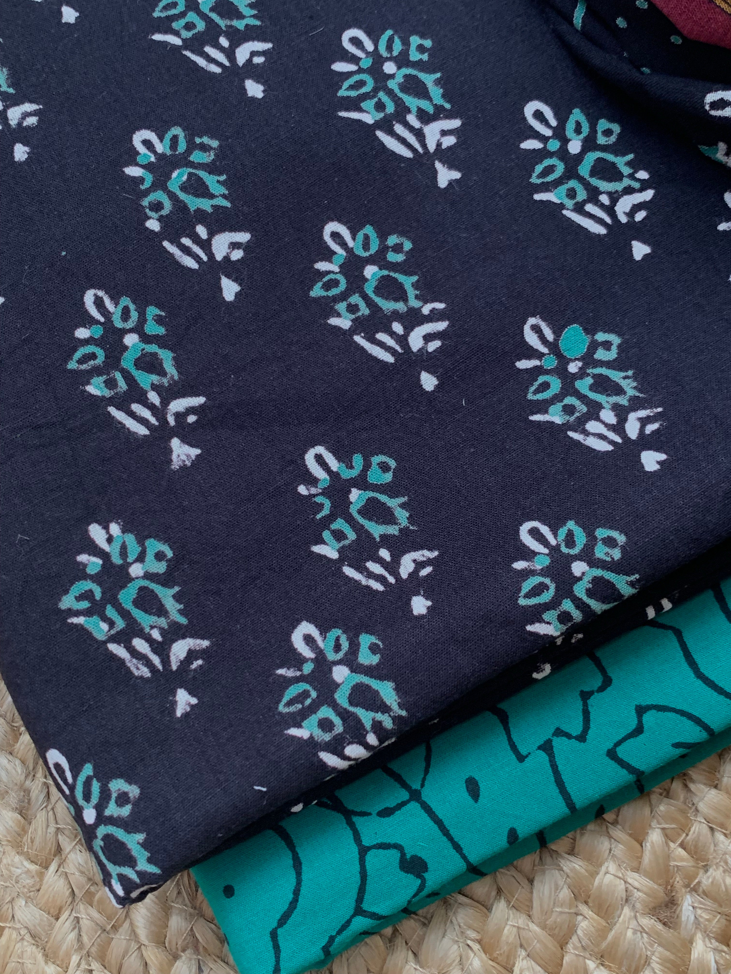 Handblock Cotton Suit