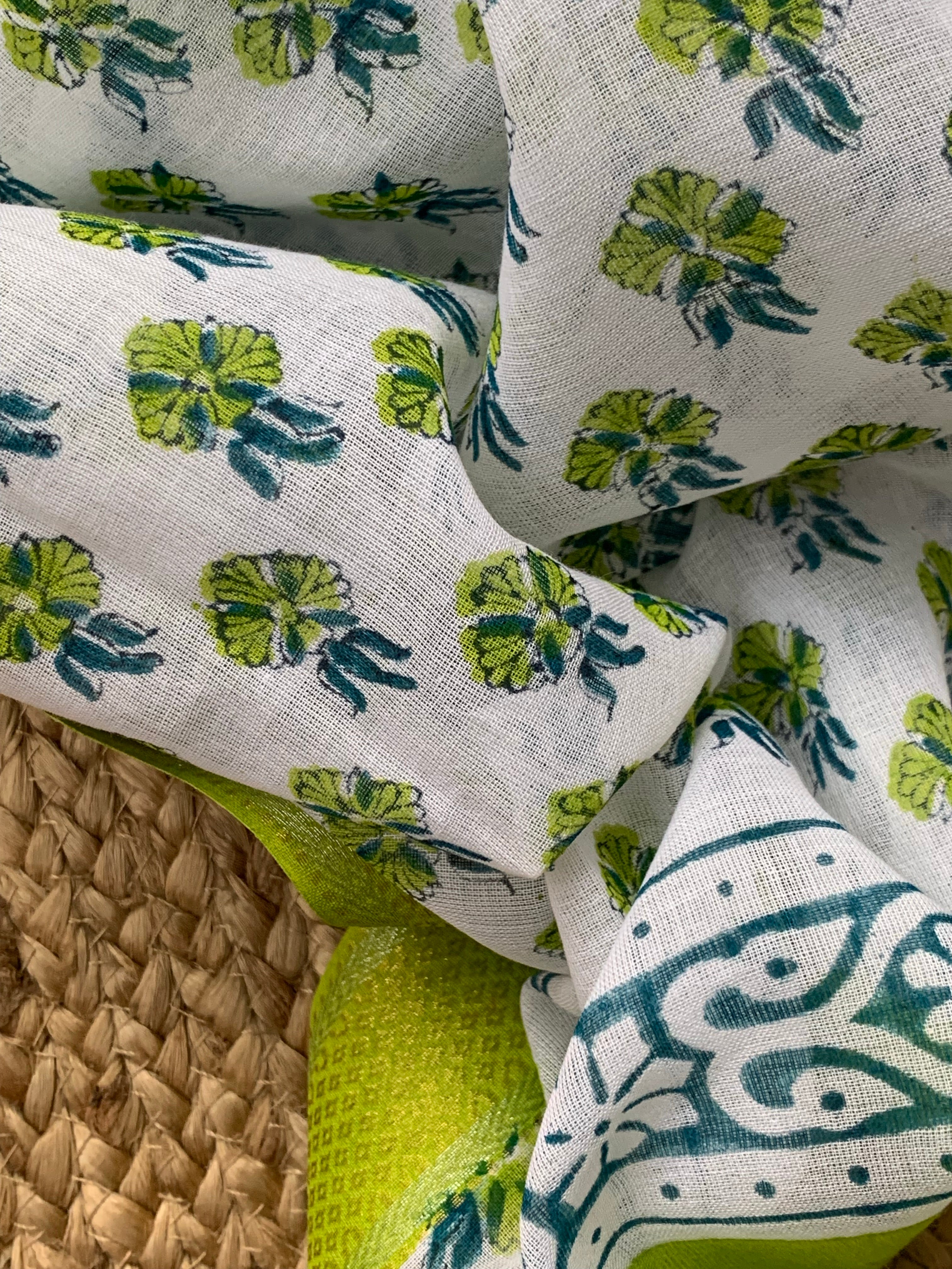 Handblock Cotton Suit