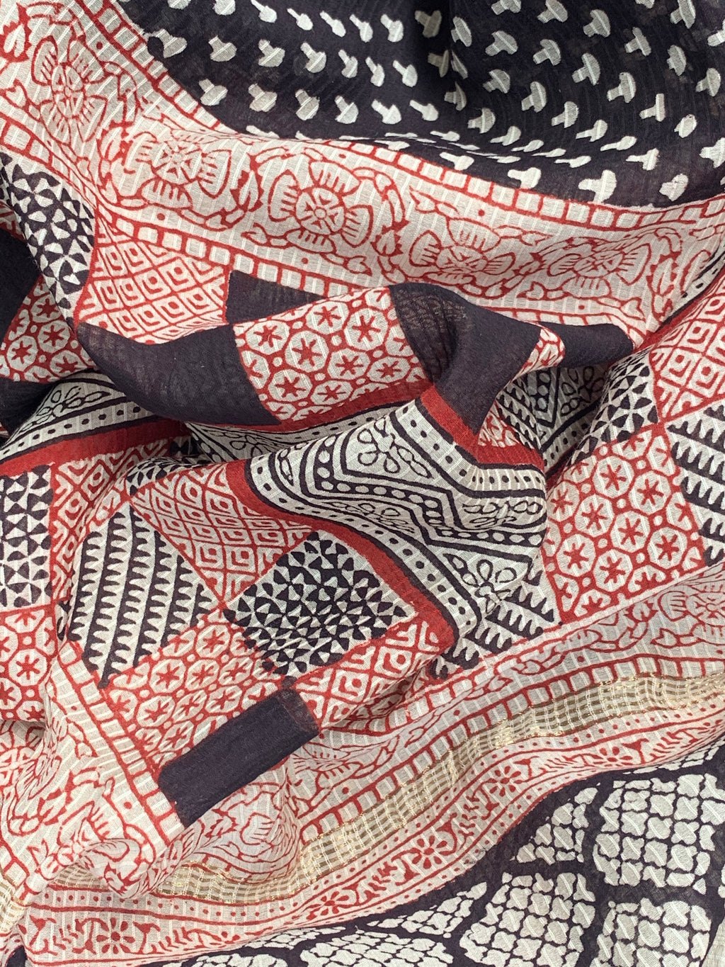 Handblock Maheshwari Bagh Suit