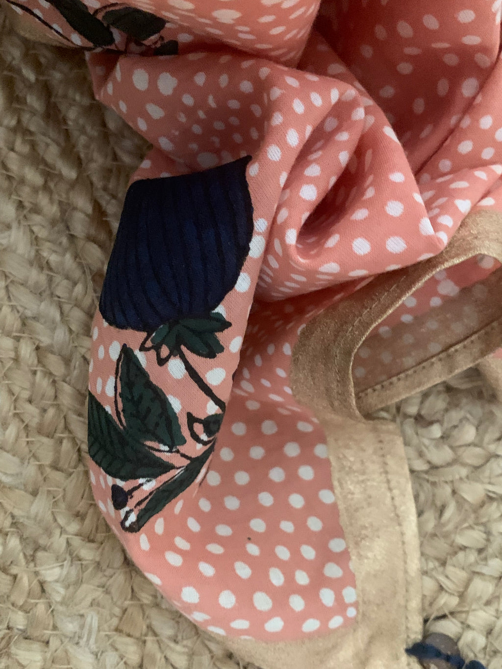 Handcrafted Cotton Mul Dupatta Suit - Blush Peach