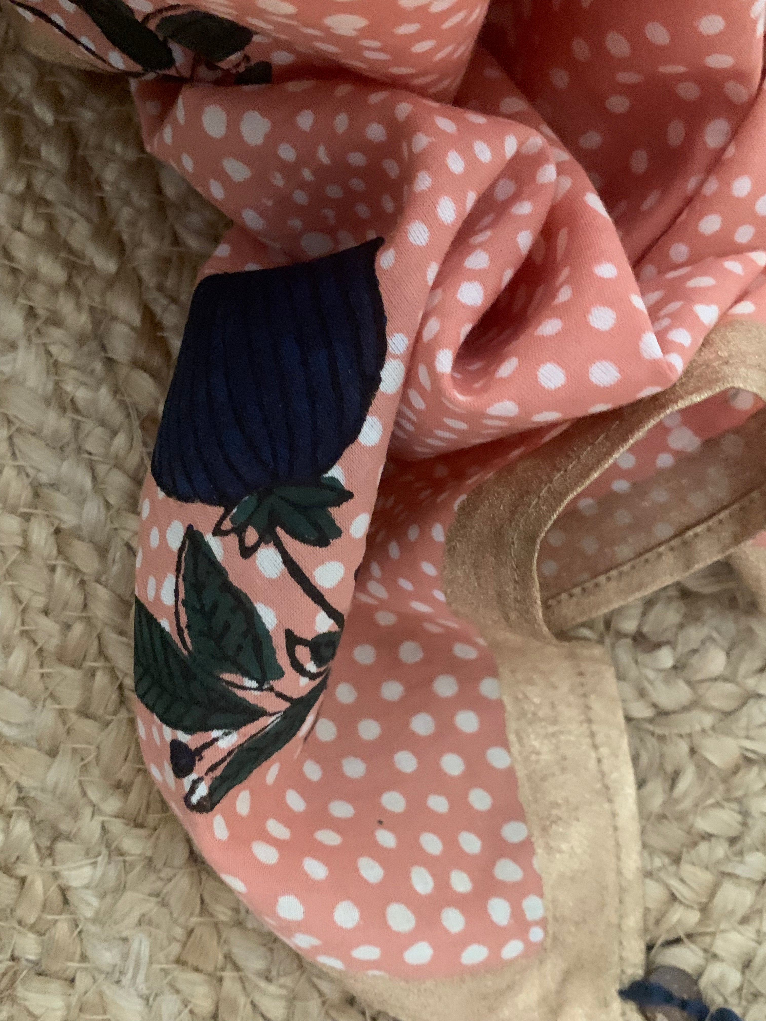Handcrafted Cotton Mul Dupatta Suit - Blush Peach