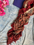 Handwoven Handcrafted Ikat Kalamkari Kurta Dupatta Set
