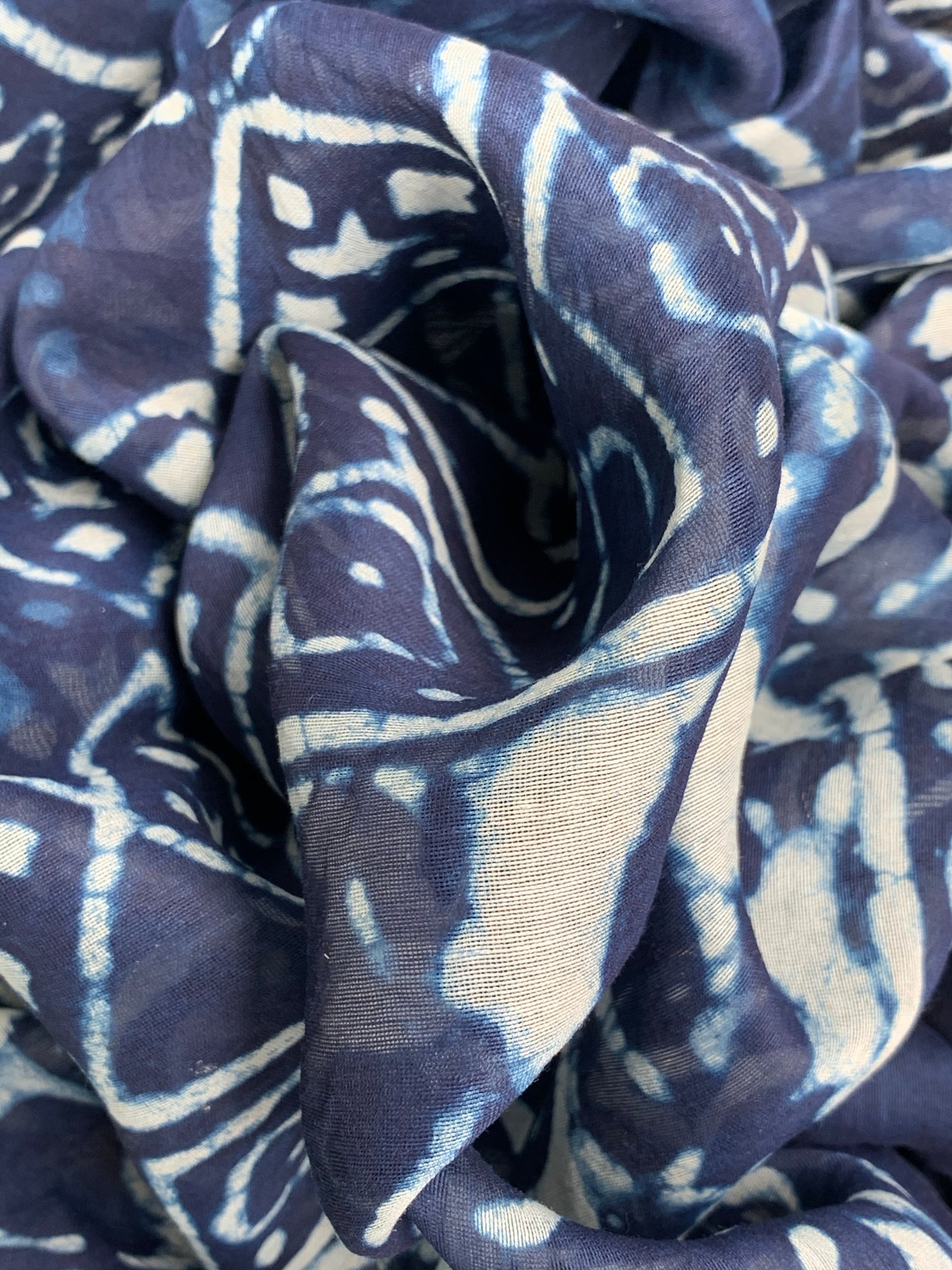 Handblock Chanderi Suit