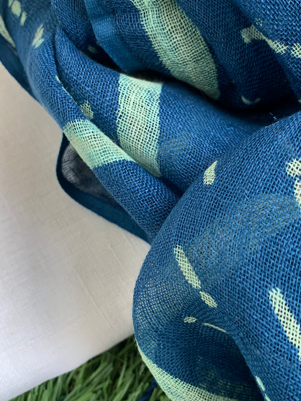 Handcrafted Linen Kurta Dupatta Set