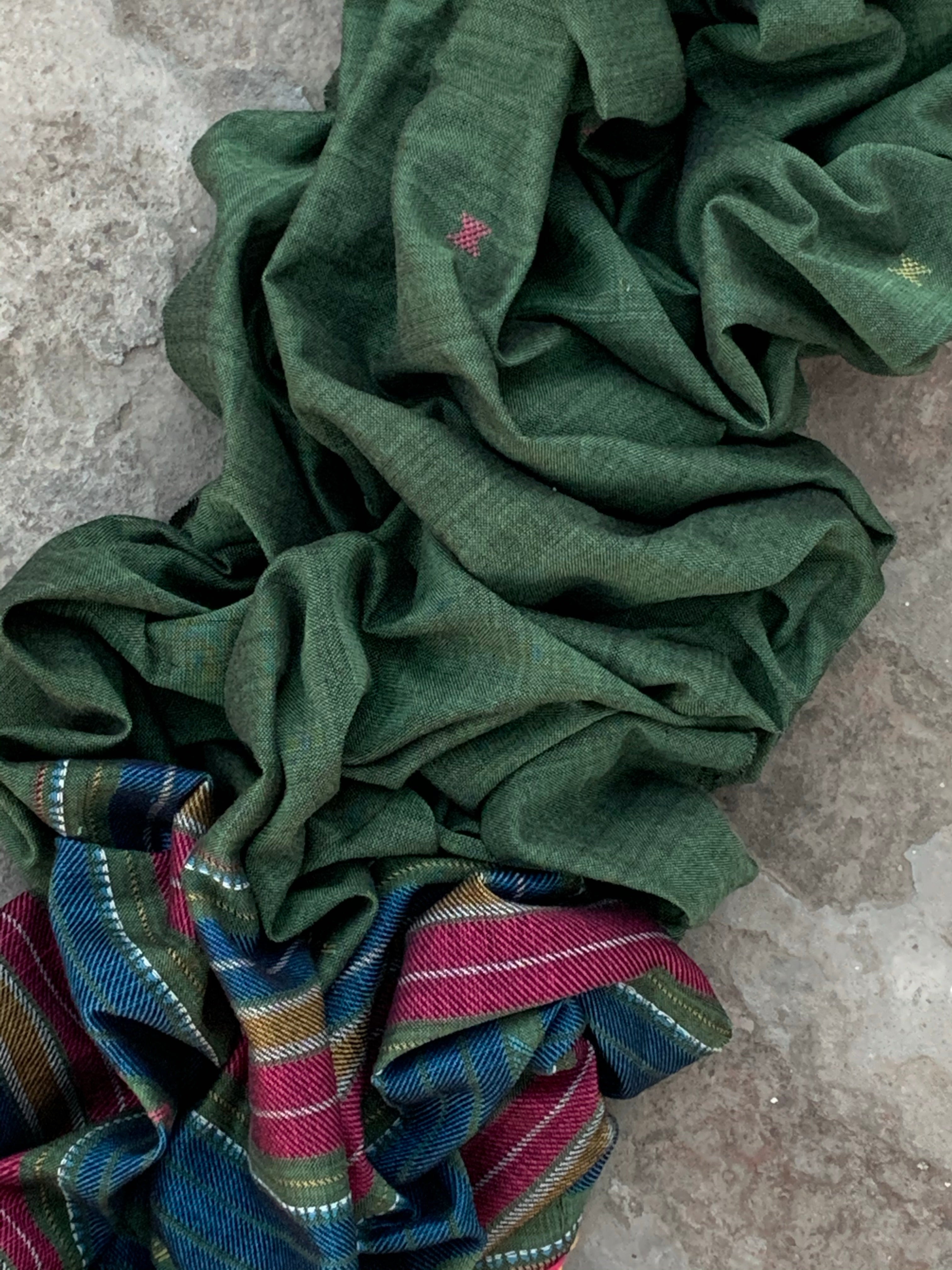Handwoven Bhujodi Kurta Dupatta Set