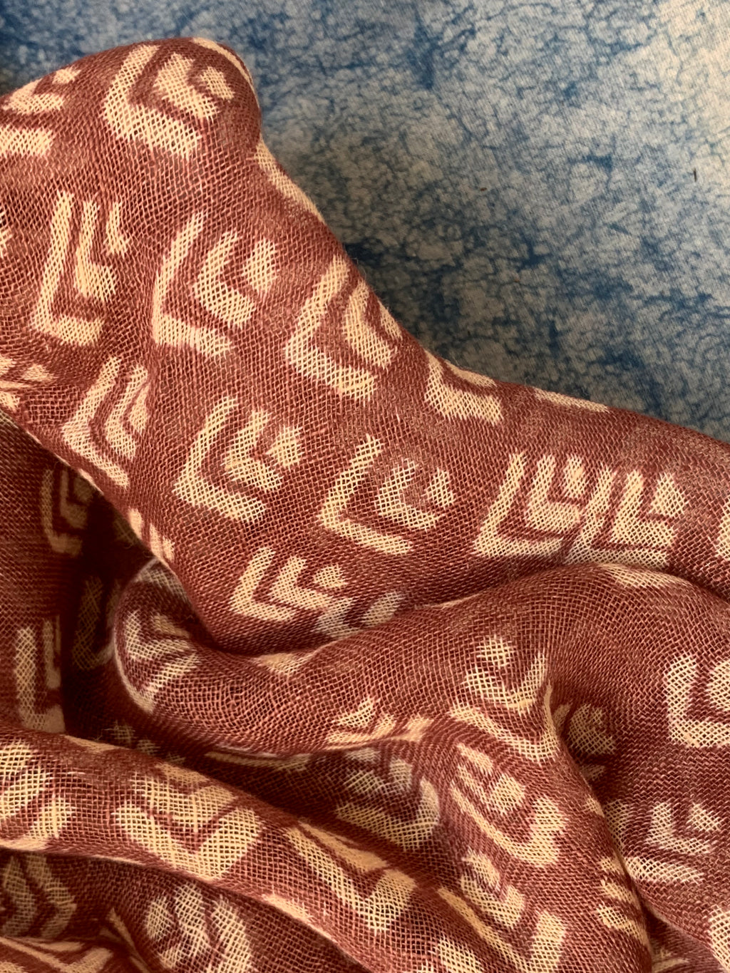 Handcrafted Linen Kurta Dupatta Set