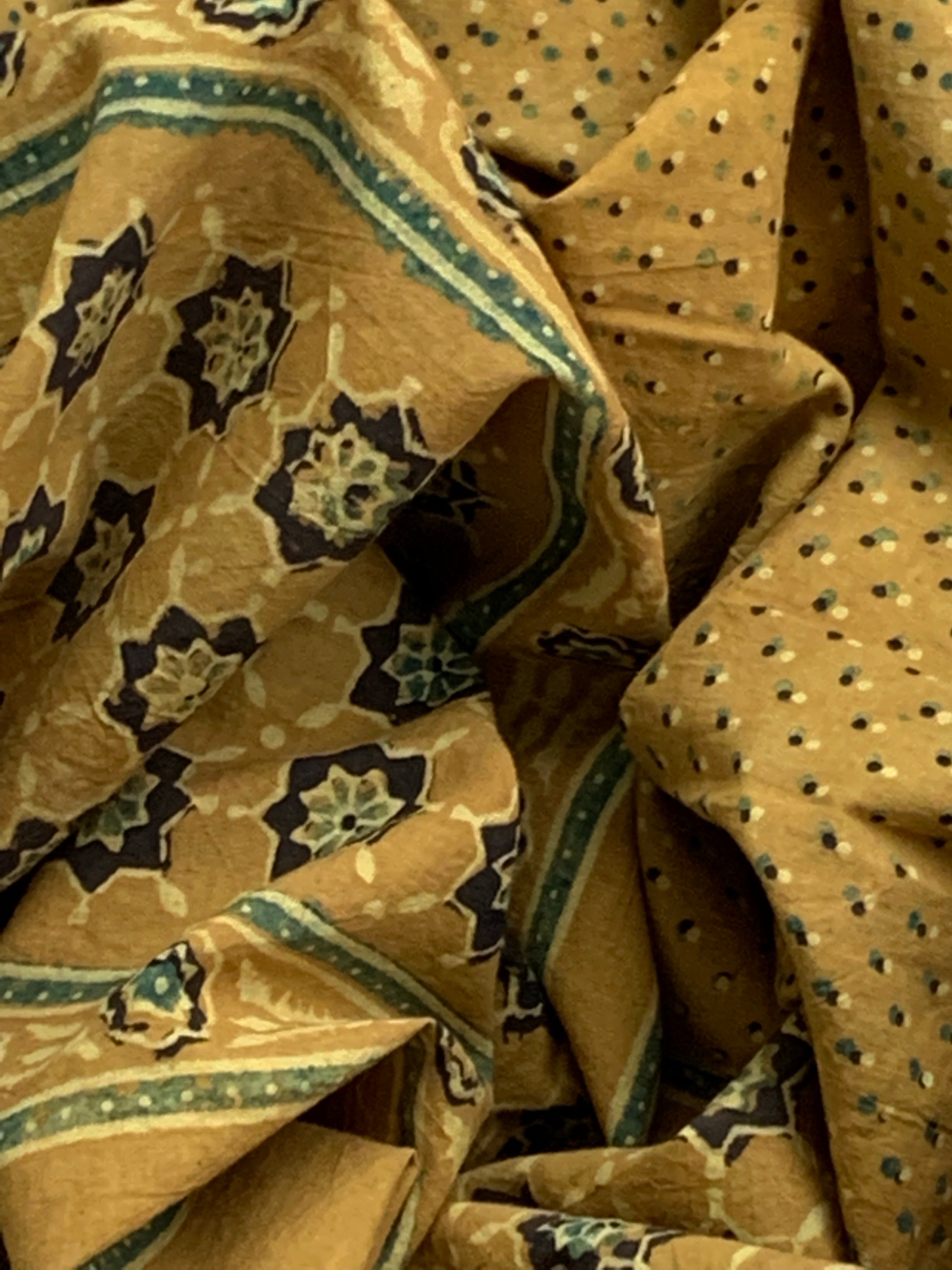 Handblock Ajrakh Suit