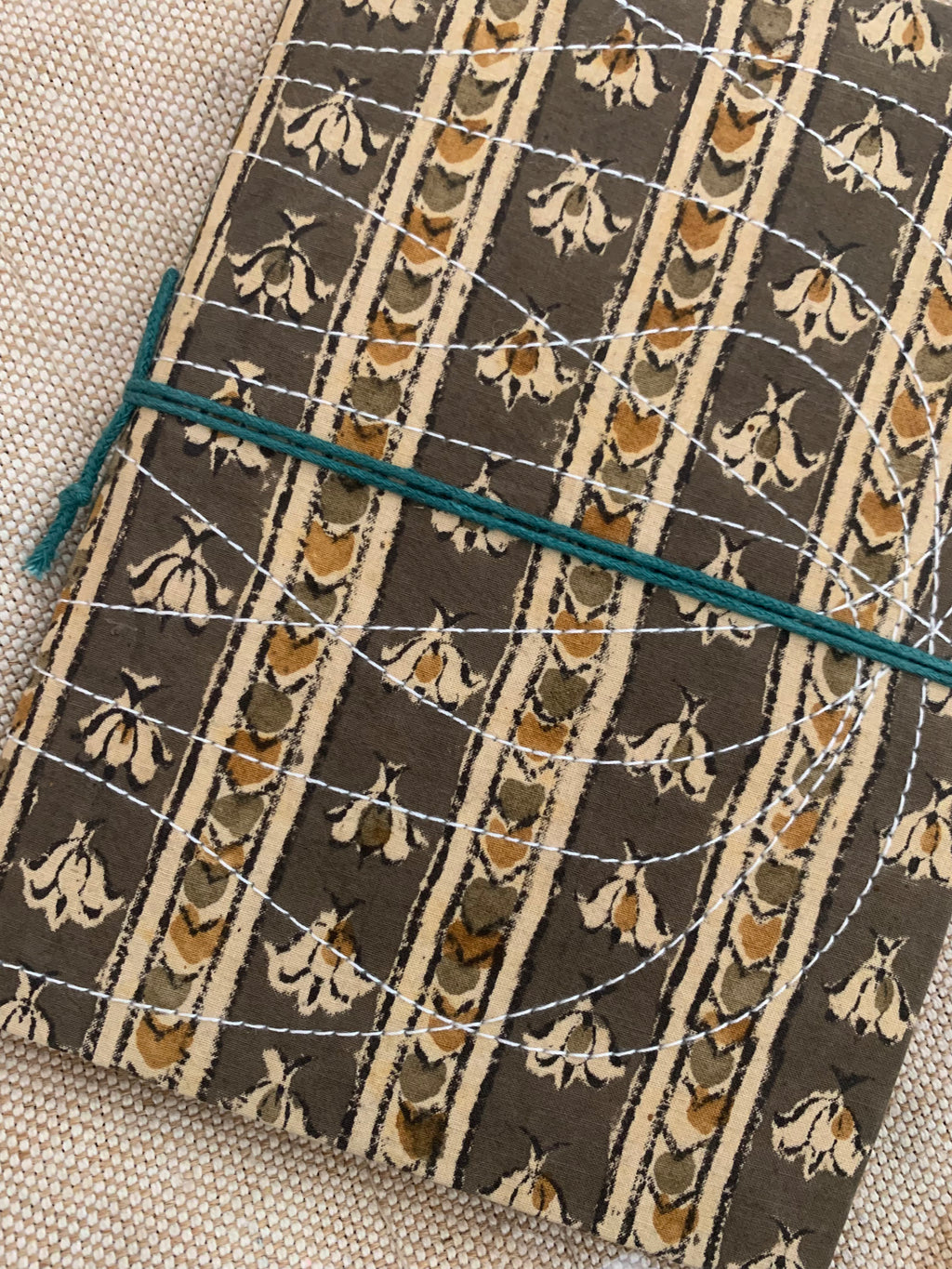 Hand Block Print Fabric Traditional Bahi - A5