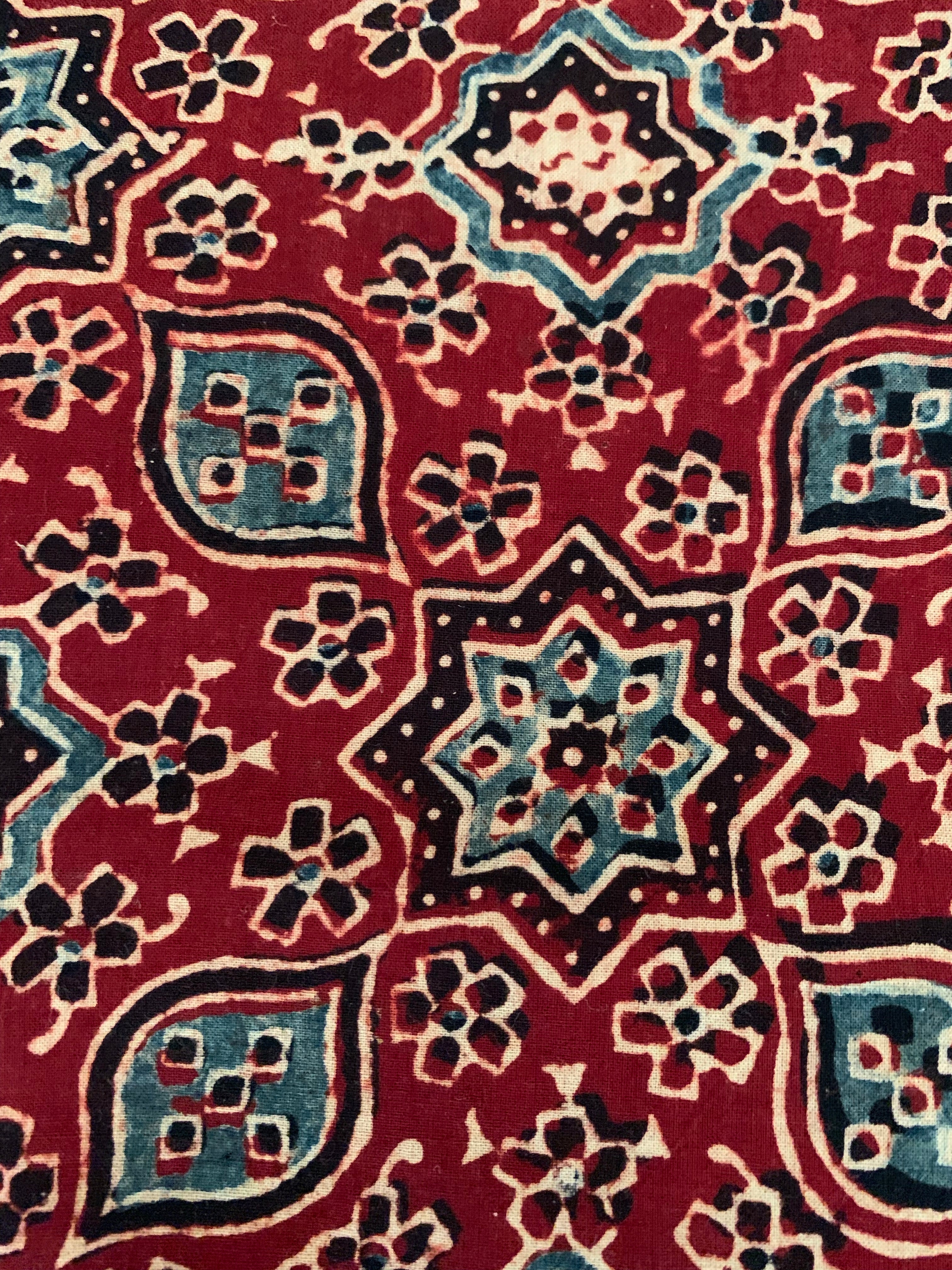 Handblock Ajrakh Suit
