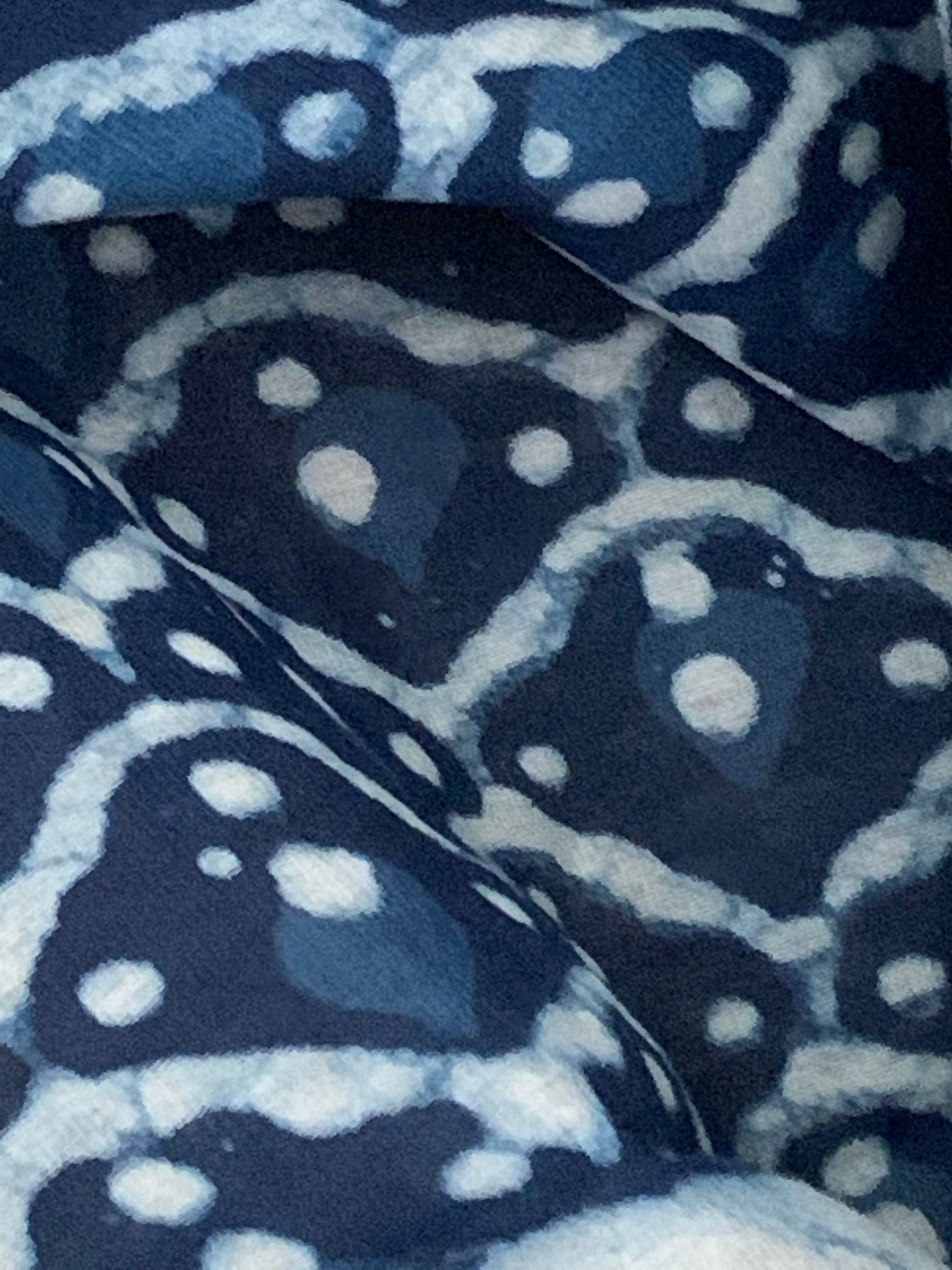 Handblock chanderi suit