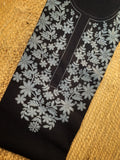 Hand Machine Embroidered Kurta