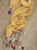 Pastel Yellow Handcrafted Kota Suit