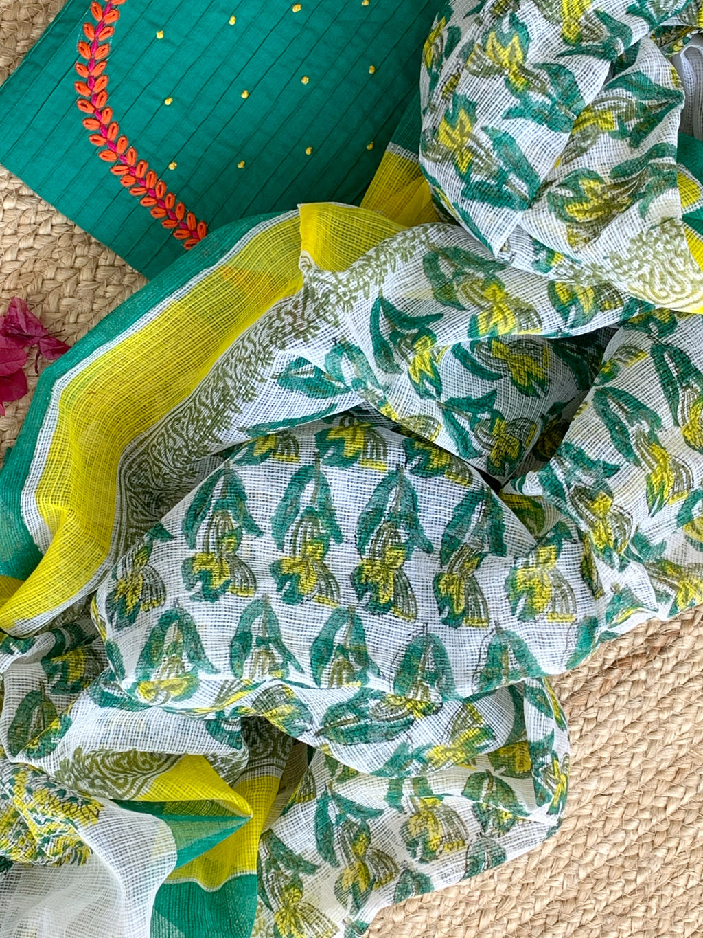Handcrafted Kurta Dupatta set