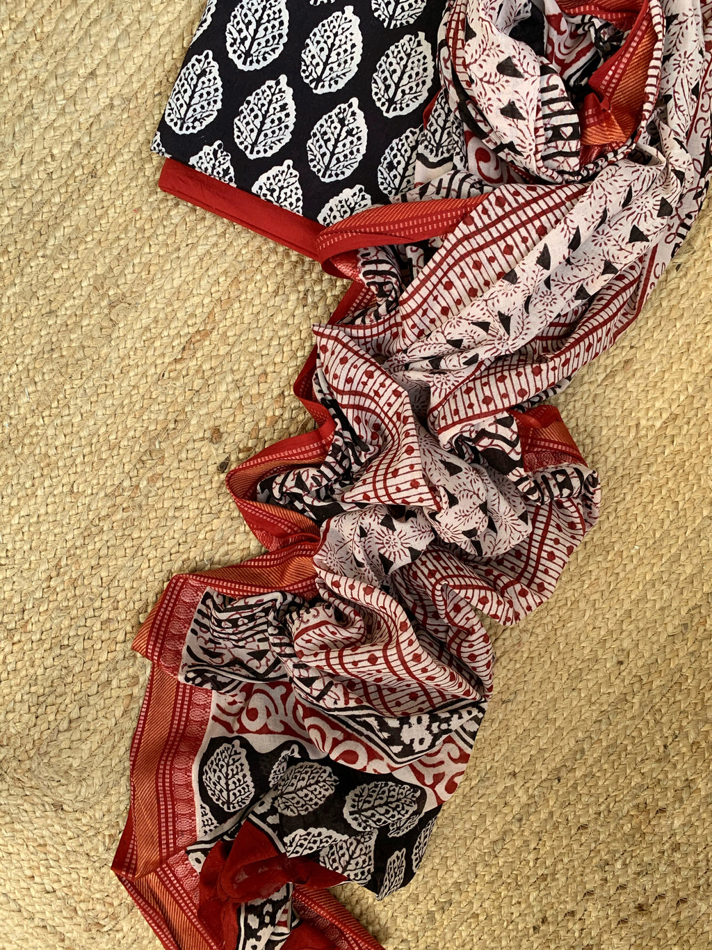 Handblock Cotton Suit