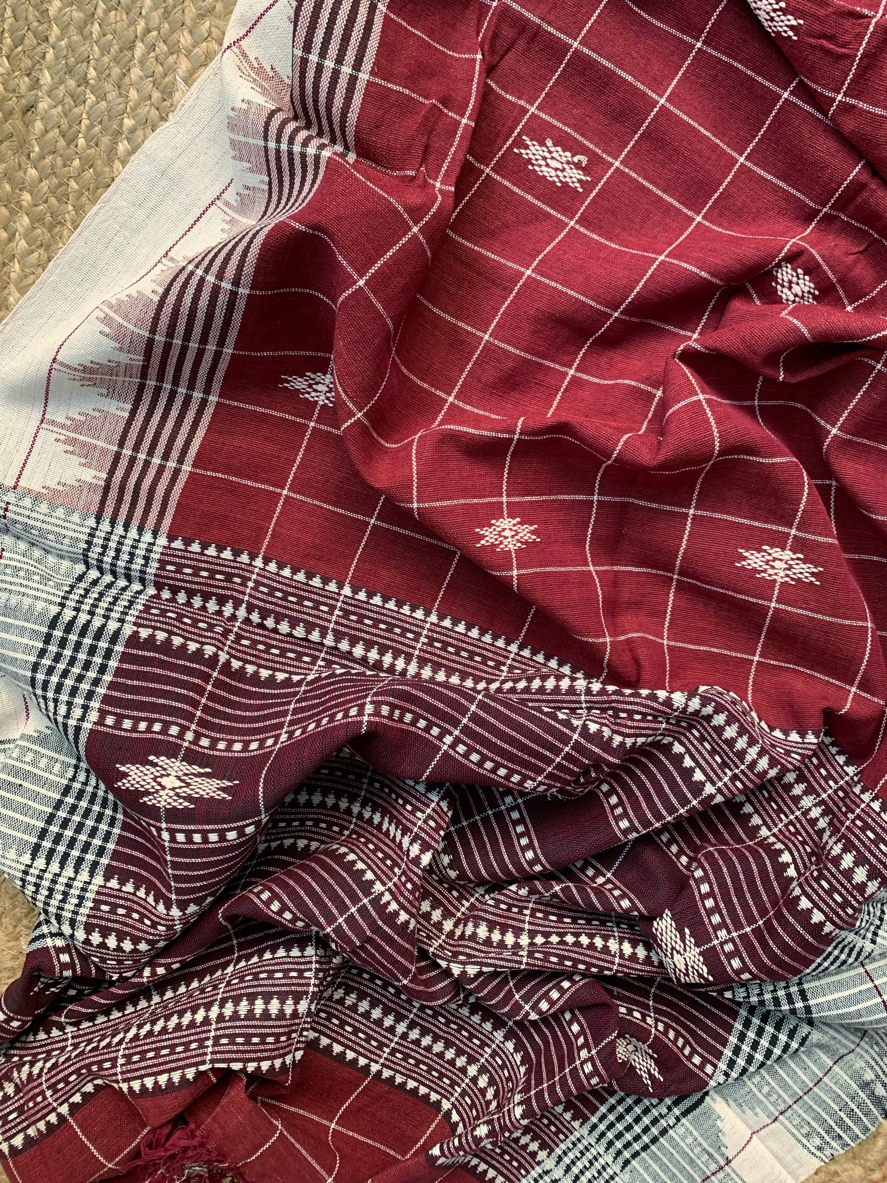Handspun Handwoven Kotpad Kurta Dupatta Set