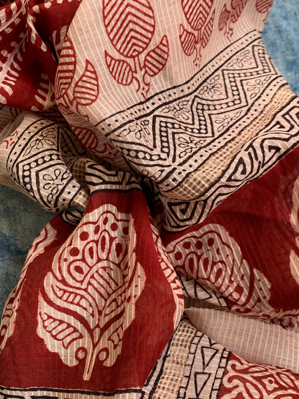 Handblock Maheshwari Bagh Suit