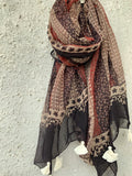 Handblock Ajrakh Kota Dupatta