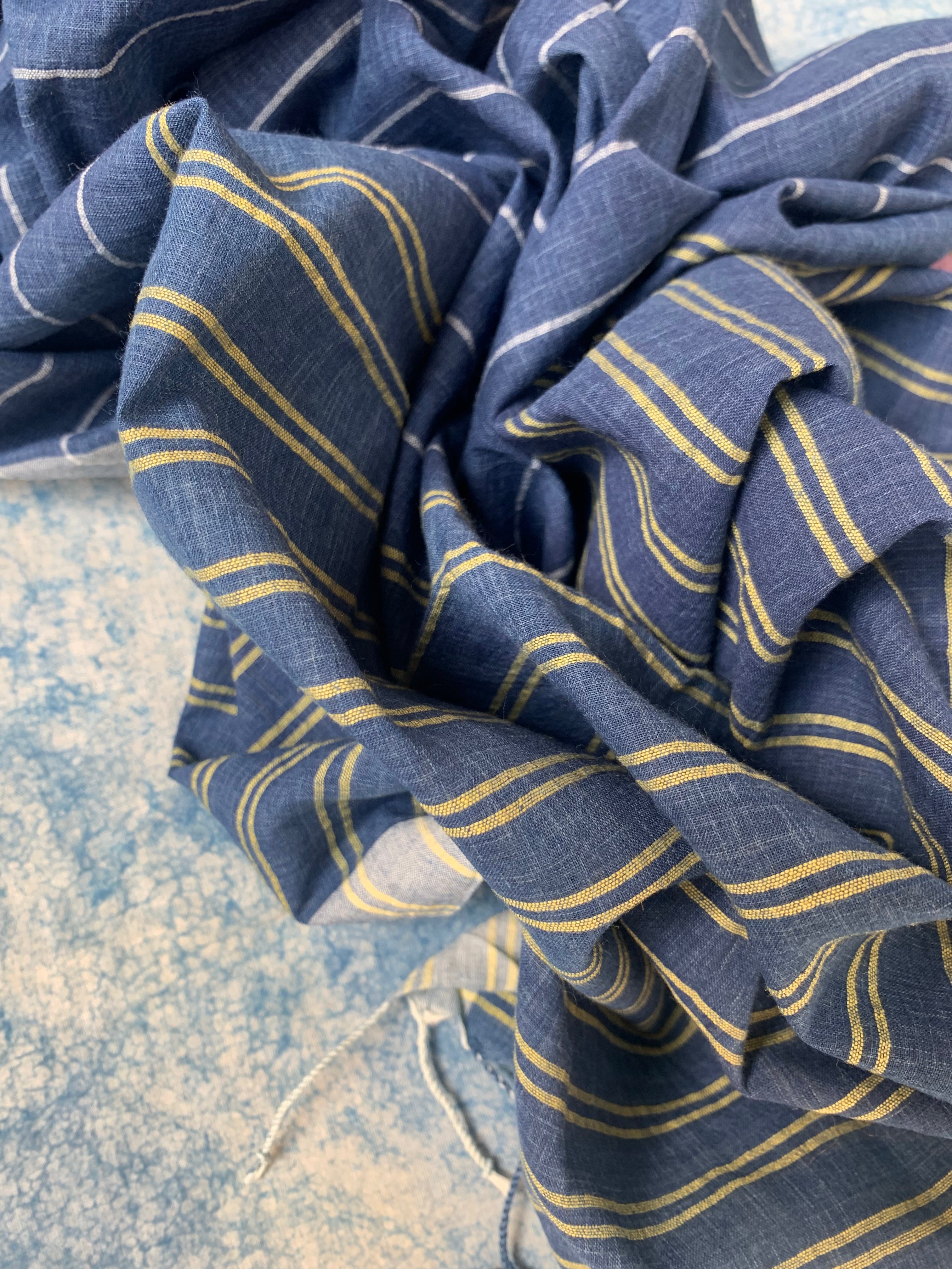 Neel- Handwoven Bengal Jamdani Kurta Dupatta set