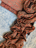 Natural Dyes Handblock Ajrakh Cotton Suit