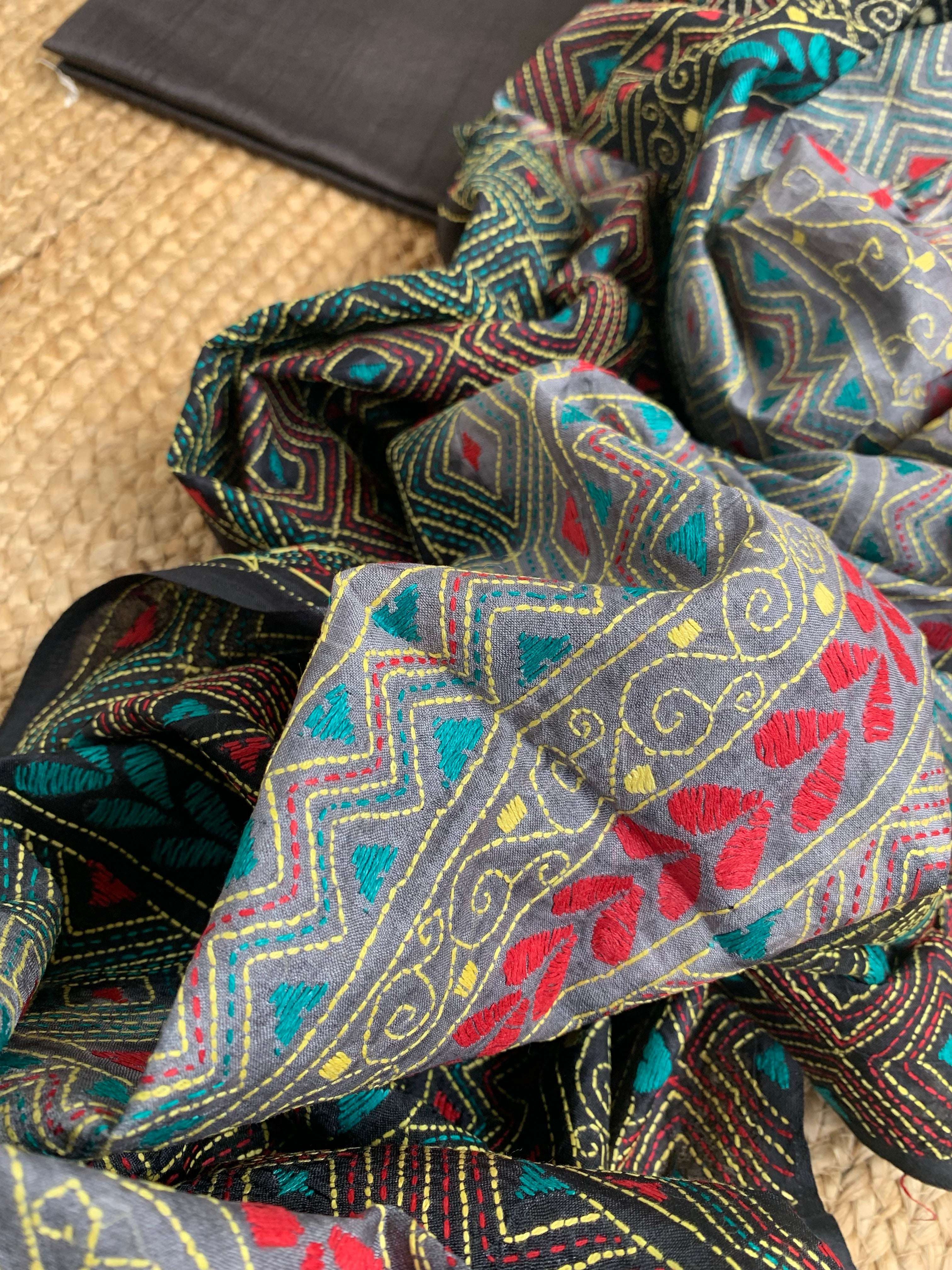 Handwoven Tussar Silk Kurta Dupatta Set