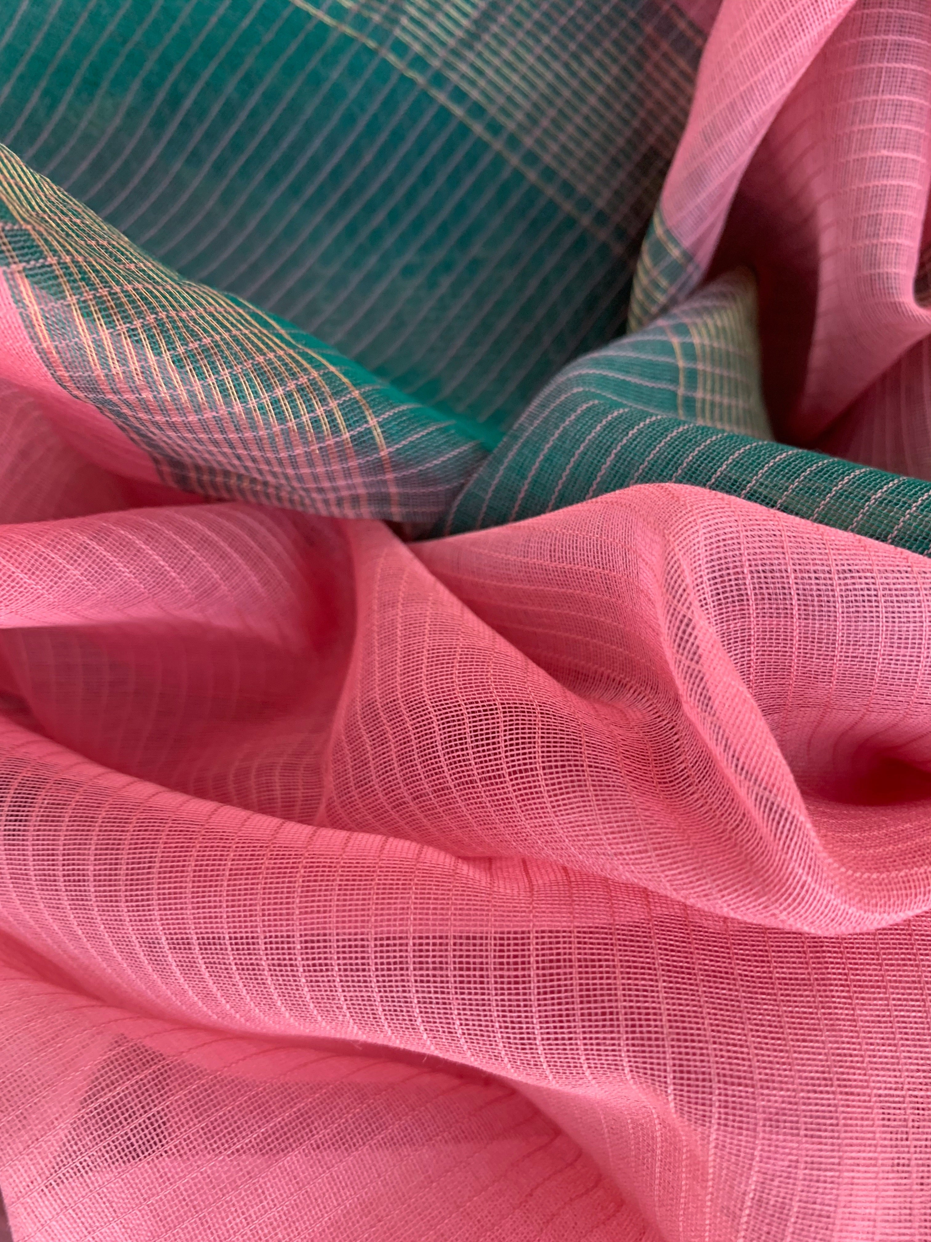 Handwoven Maheshwari Kurta dupatta set