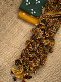 Handcrafted Bandhani Ajrakh Cotton Suit
