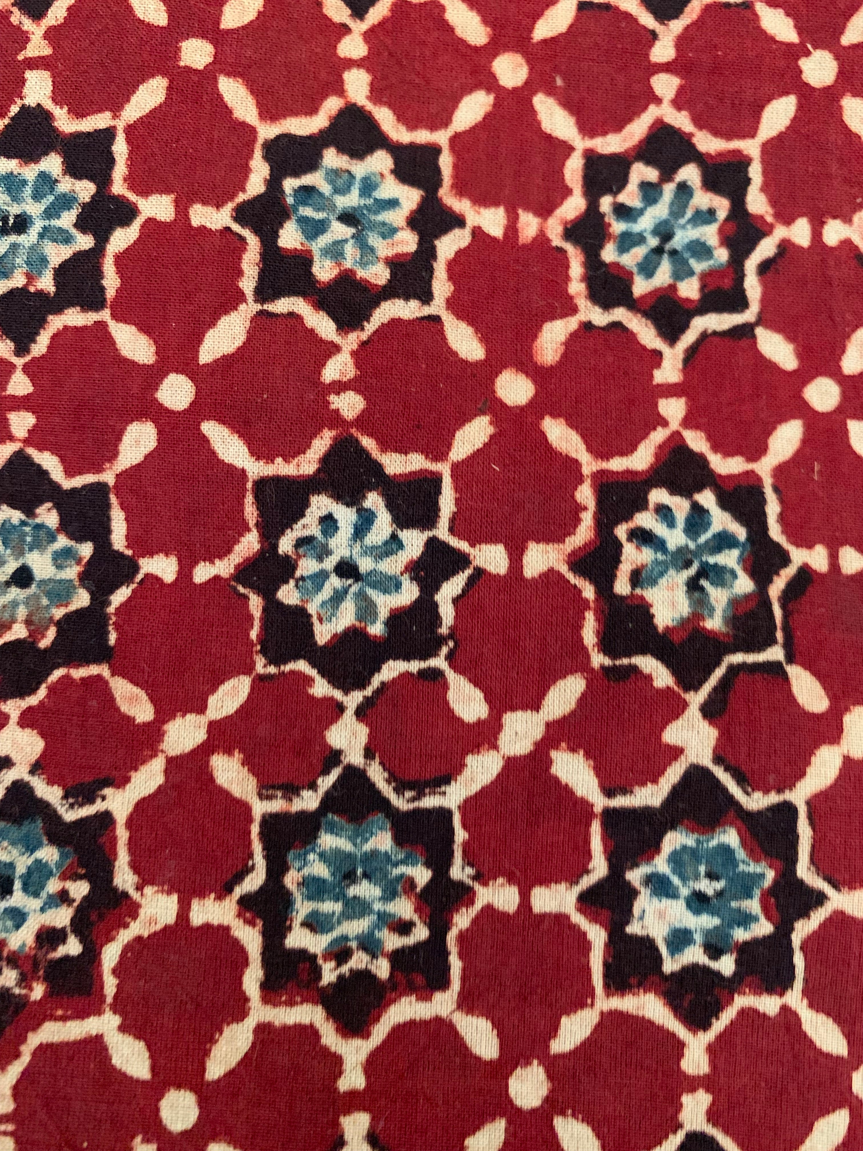 Handblock Ajrakh Suit