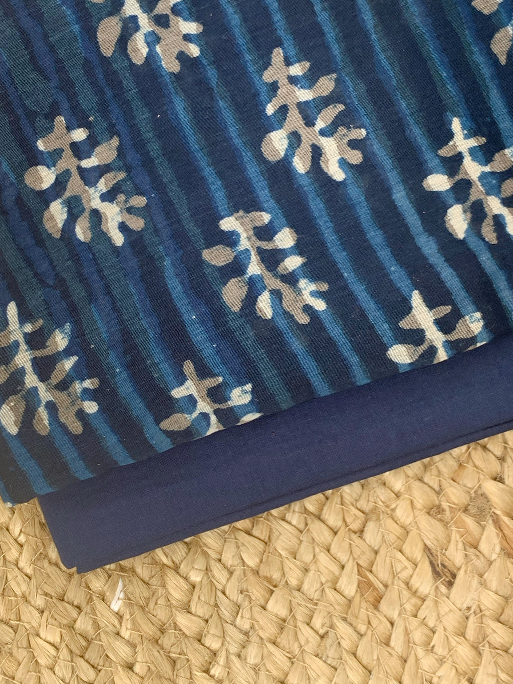 Handblock Chanderi Silk Cotton Suit