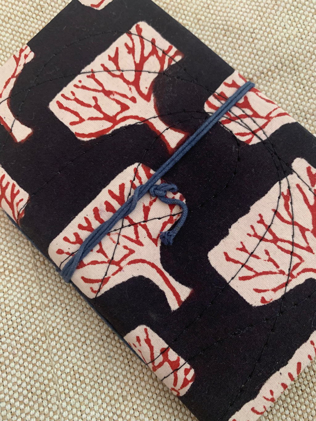Block Print Fabric Cover Diary