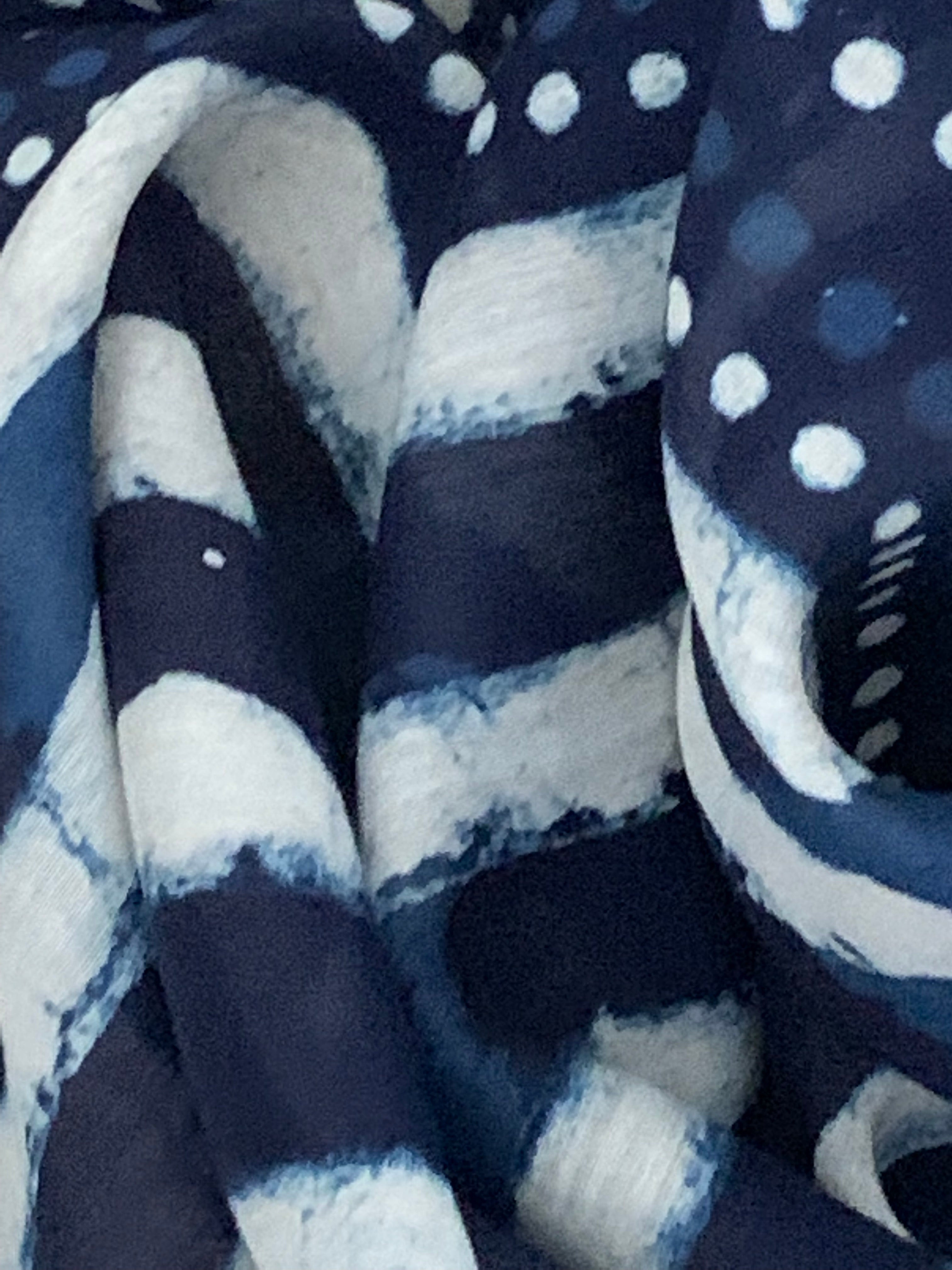 Handblock chanderi suit